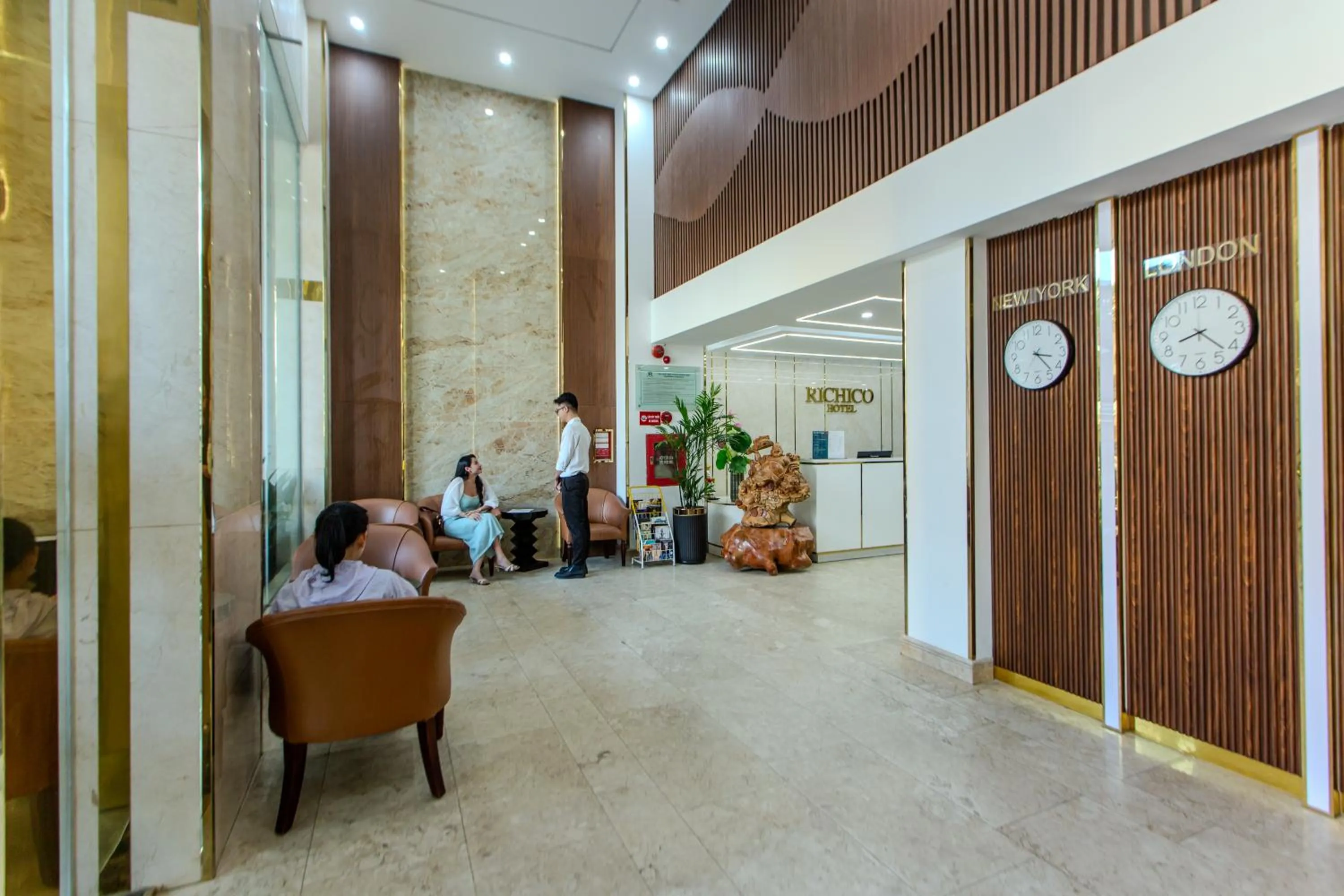 Lobby or reception in Richico Apartments And Hotel