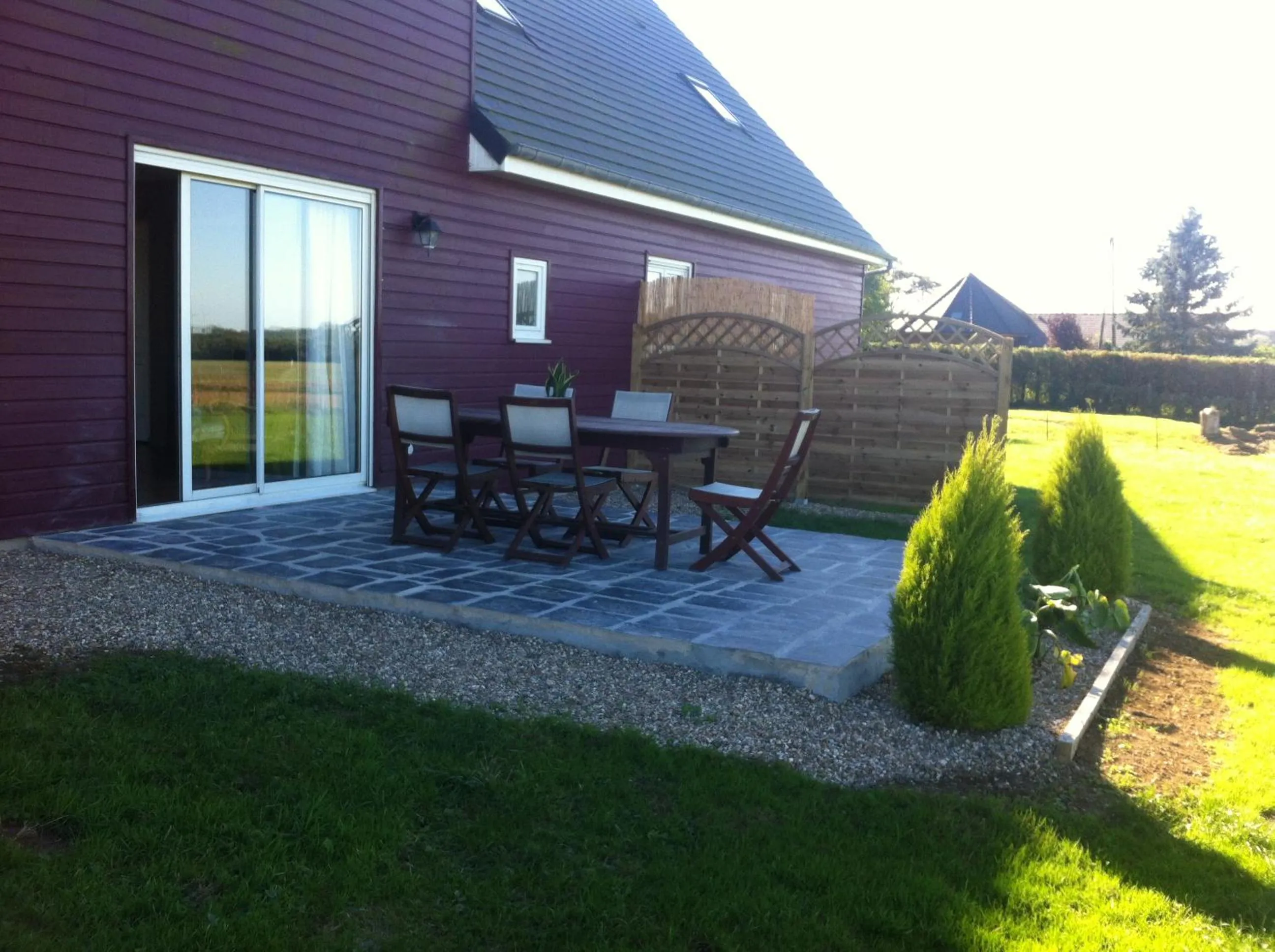 Patio in Chambre d'hôte El Dorado
