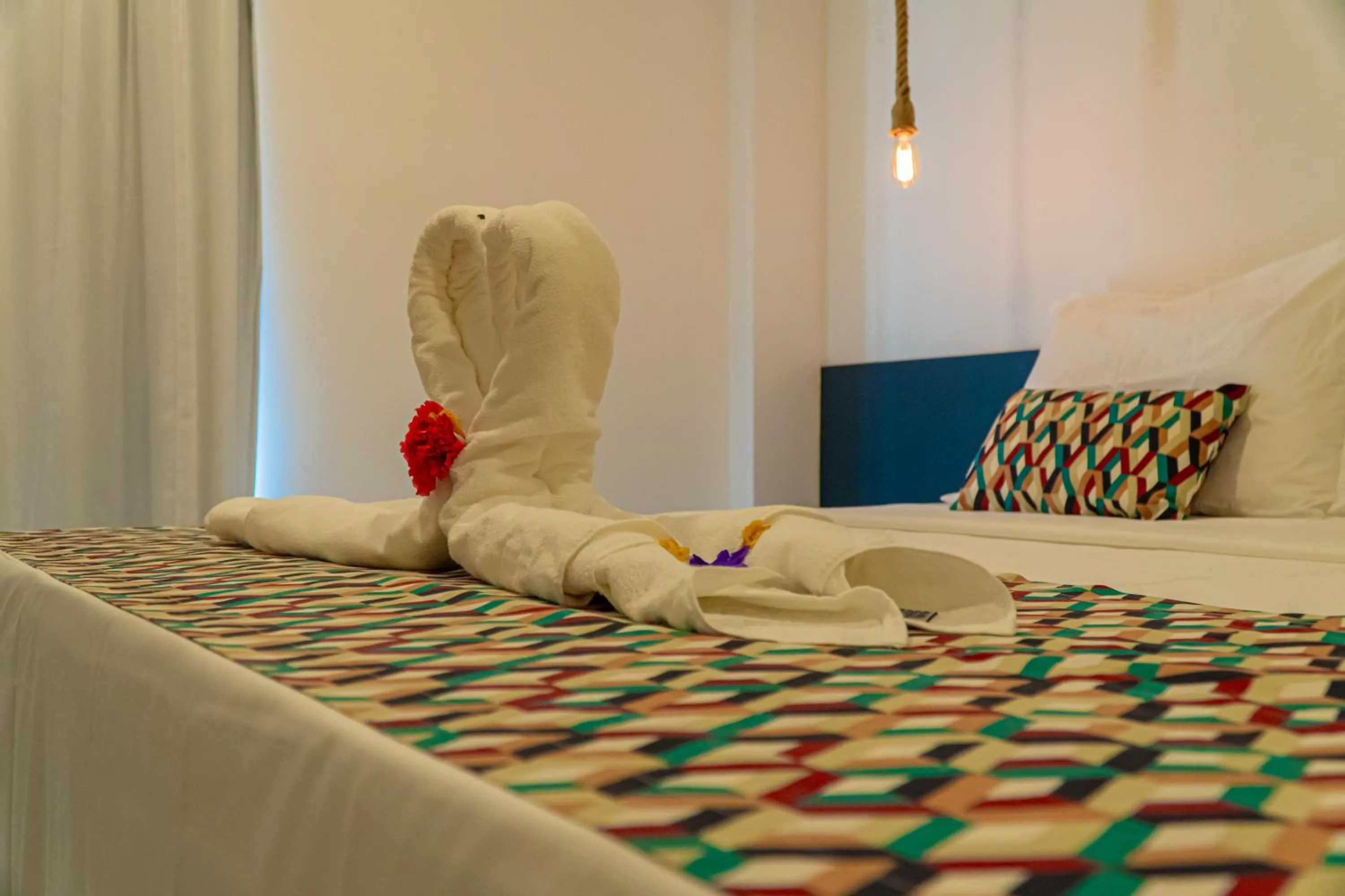 Bedroom, Bed in Malia Resort By Mai