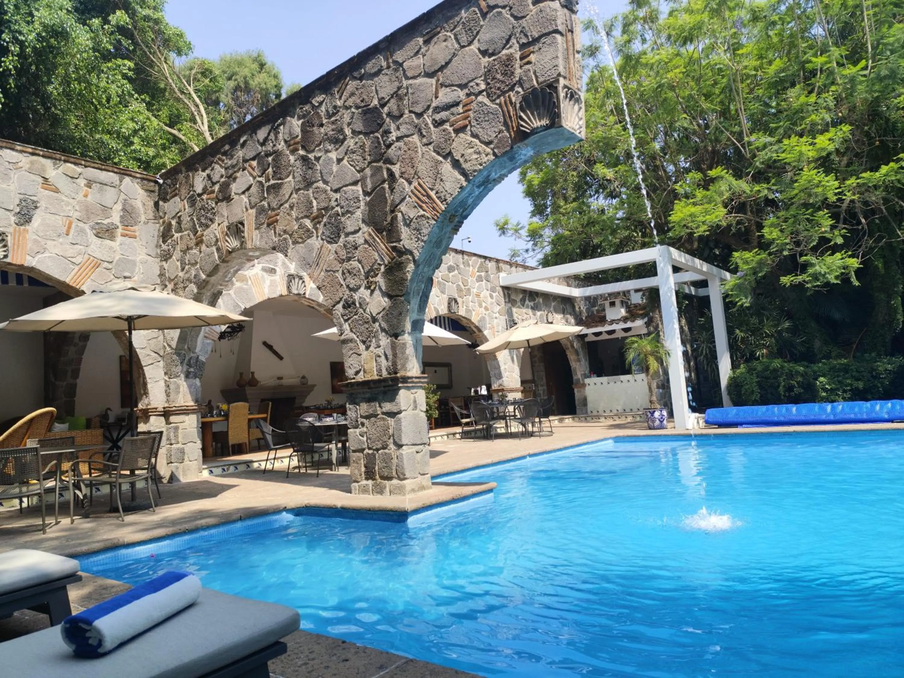Patio in Casa de las Conchas Cuernavaca