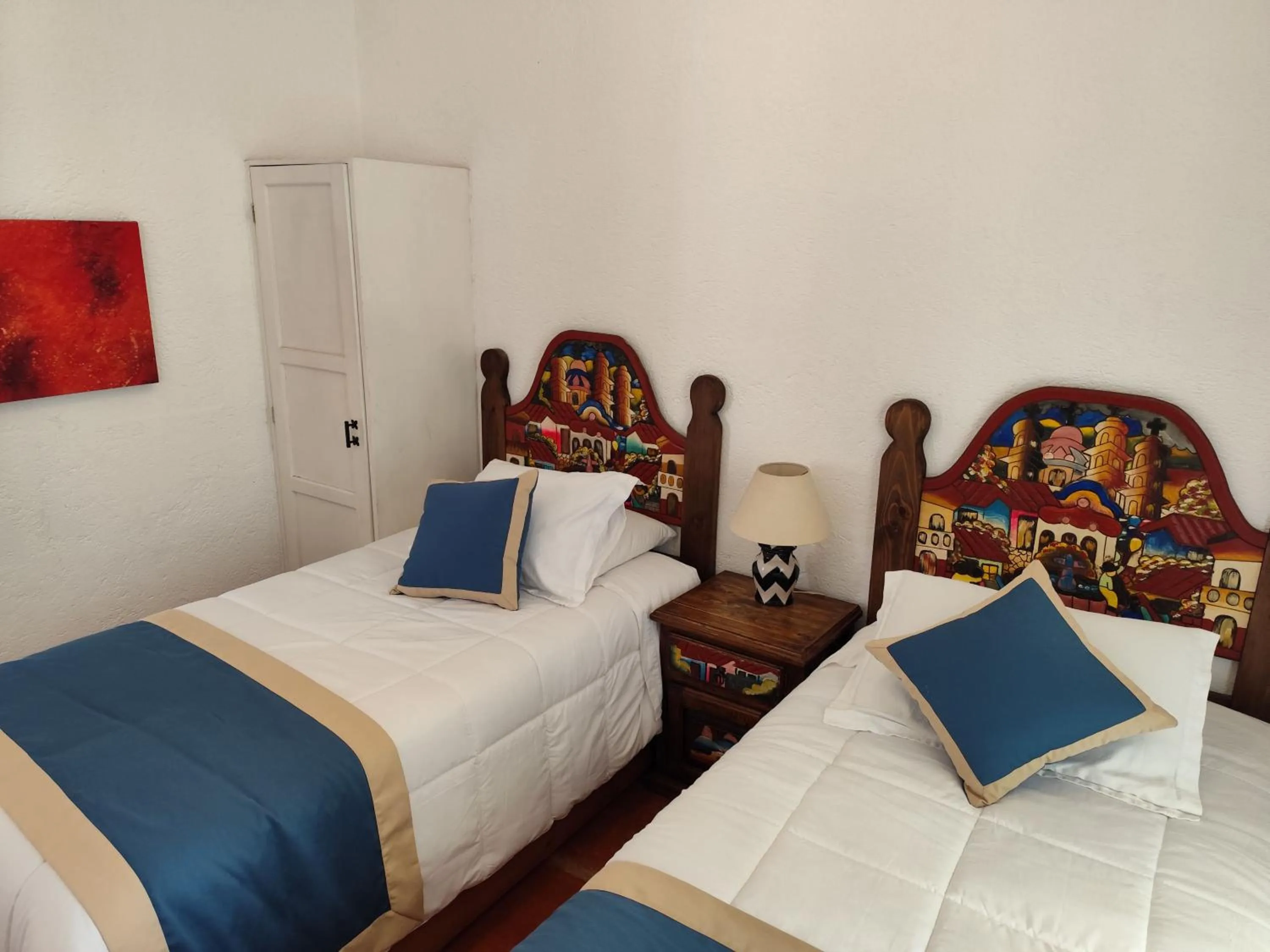 Bed in Casa de las Conchas Cuernavaca