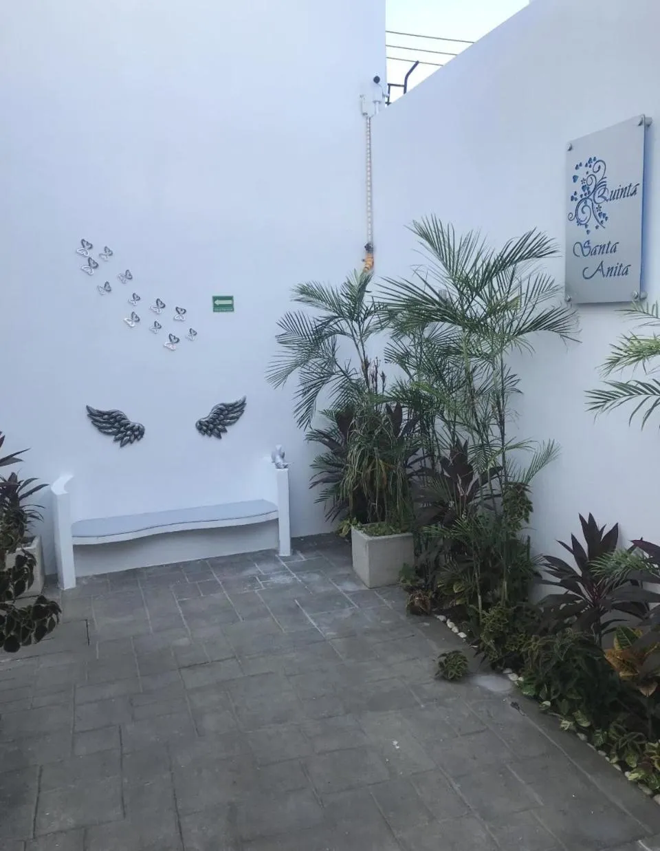 Inner courtyard view in Quinta Santa Anita