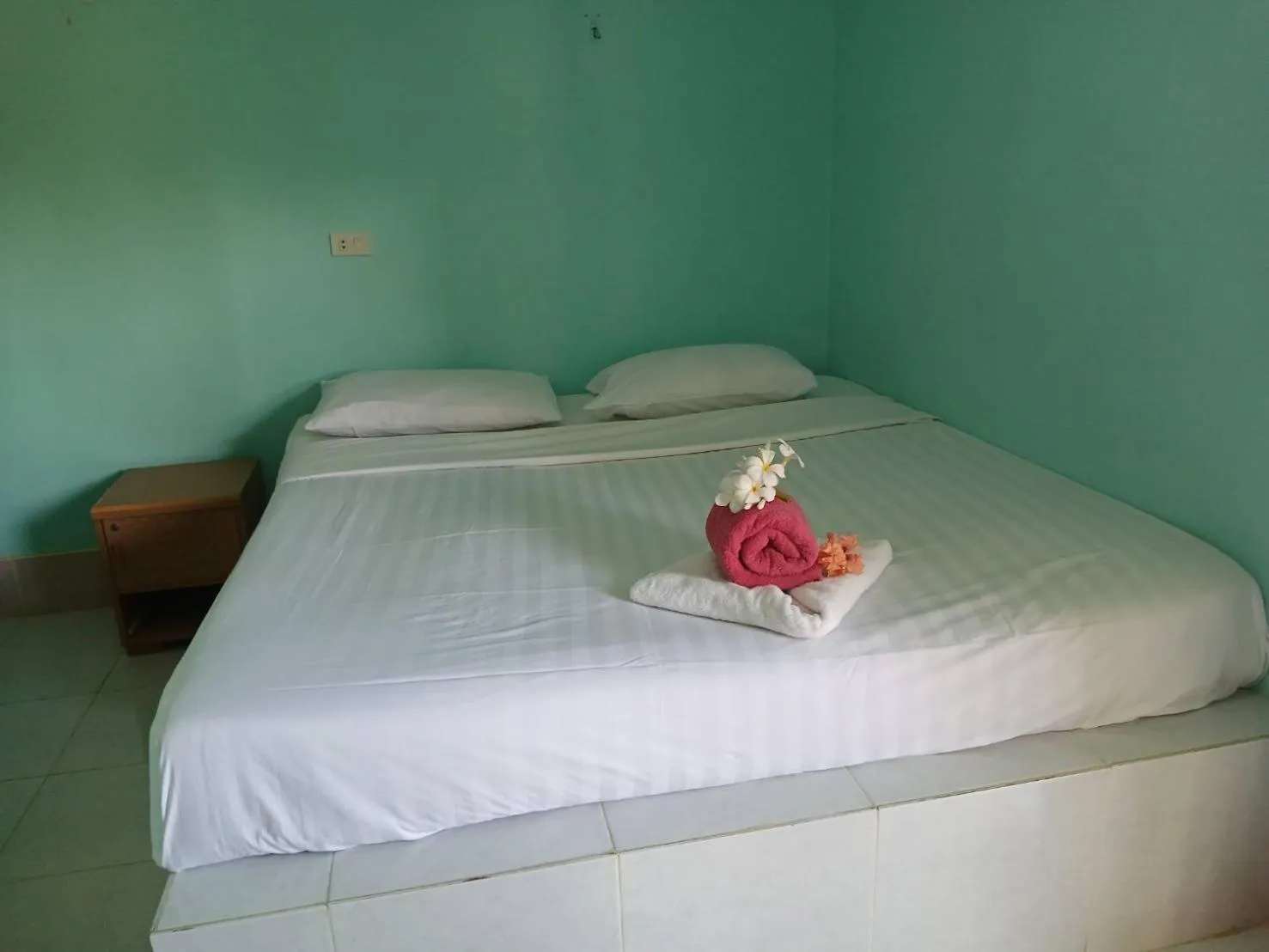 Bed in Stella Resort Khanom