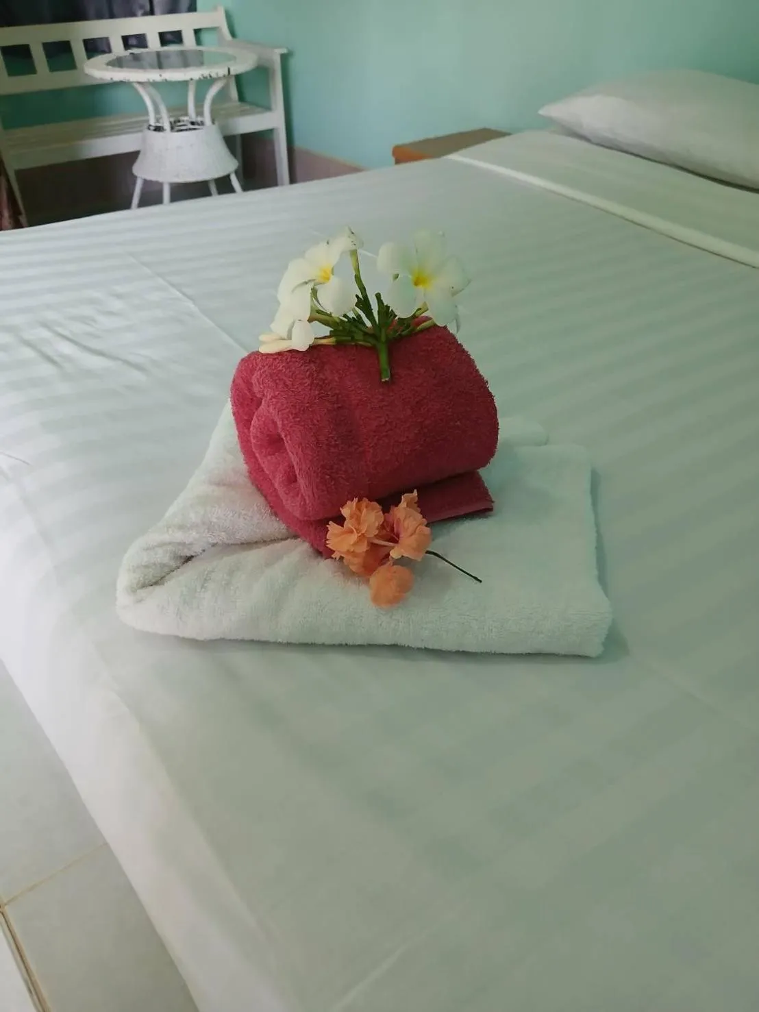 Bed in Stella Resort Khanom