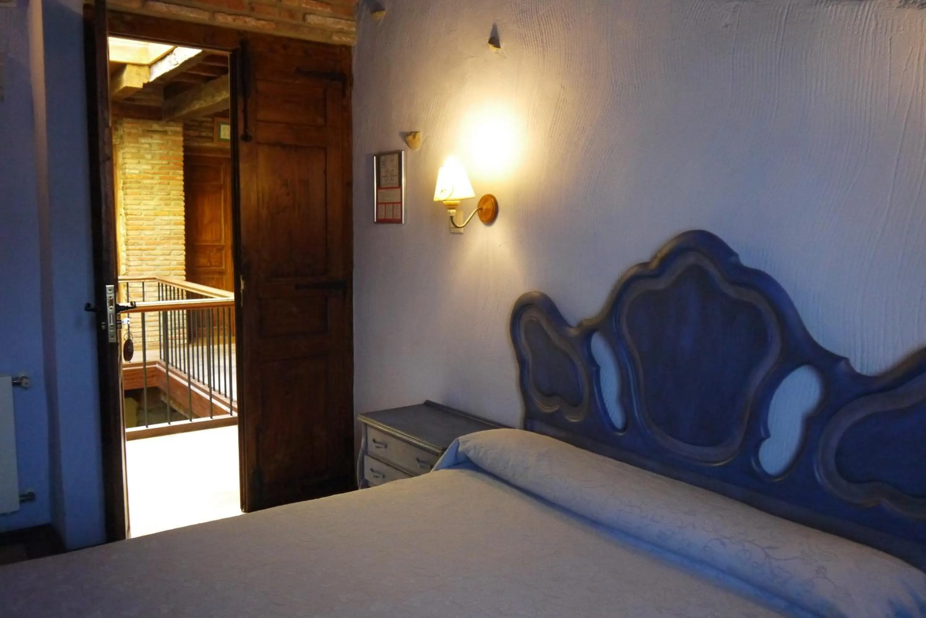 Bed in Posada Corral Mayor