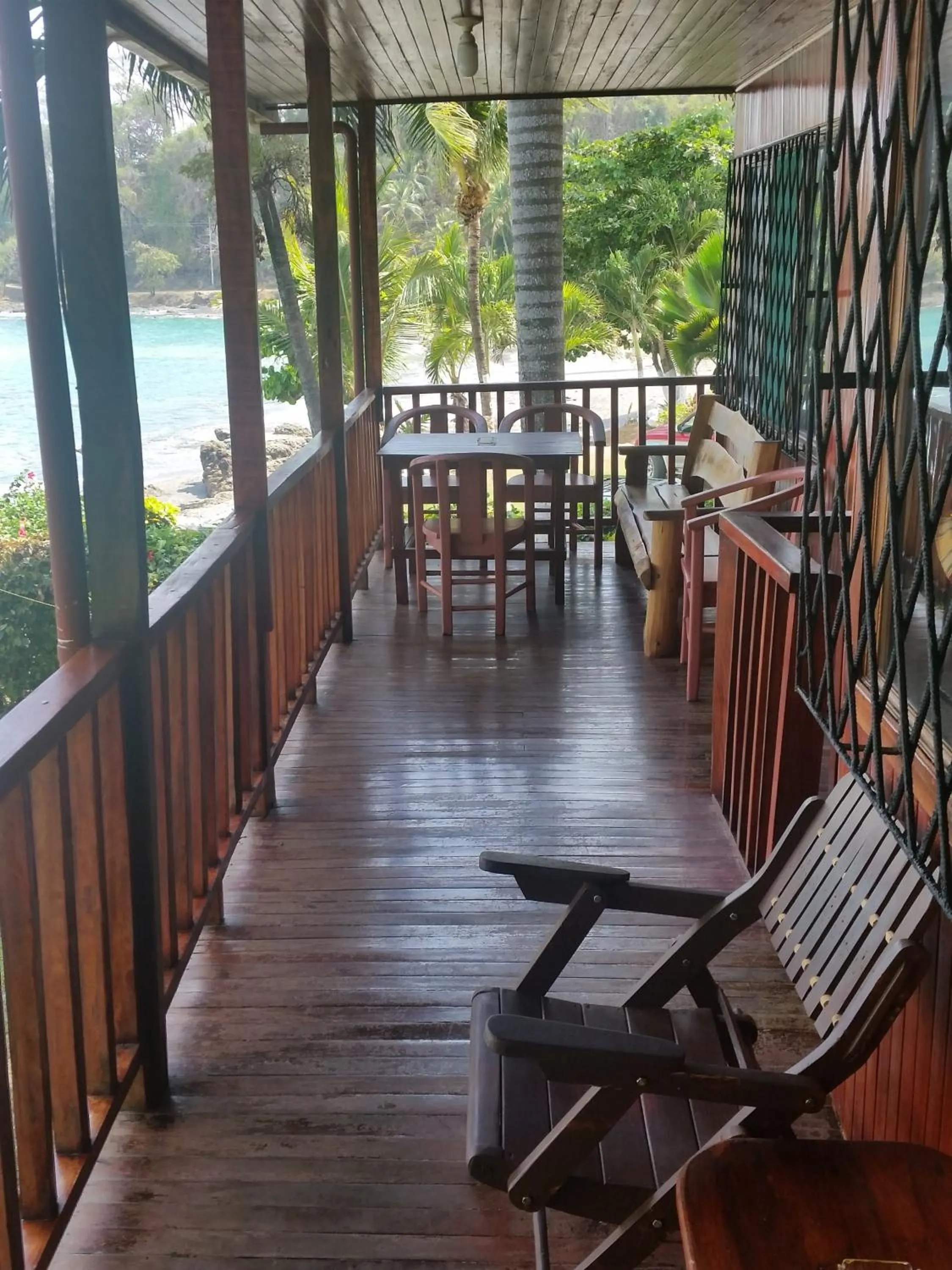 Balcony/Terrace in Hotel Cabinas Mar Y Cielo