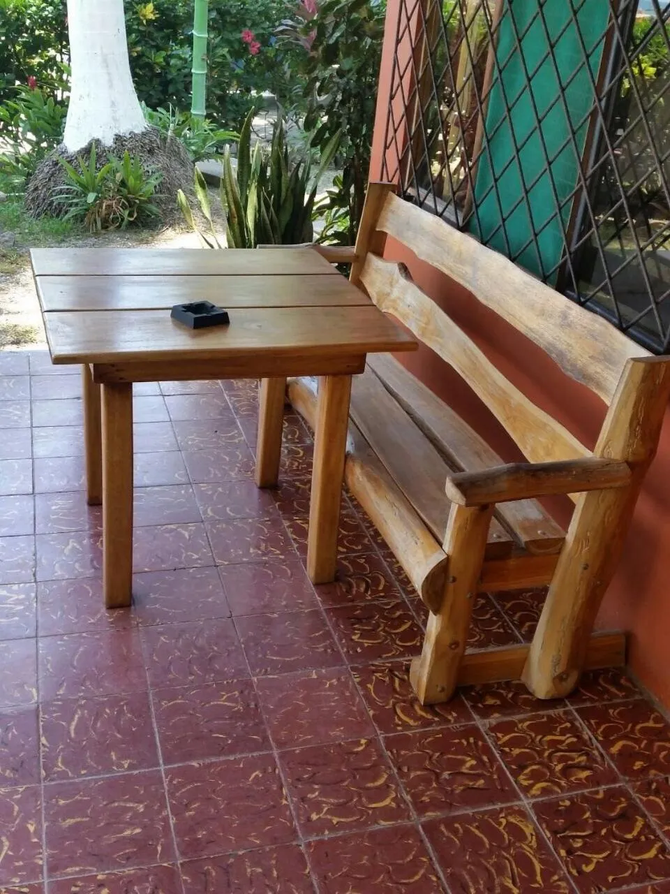 Patio in Hotel Cabinas Mar Y Cielo