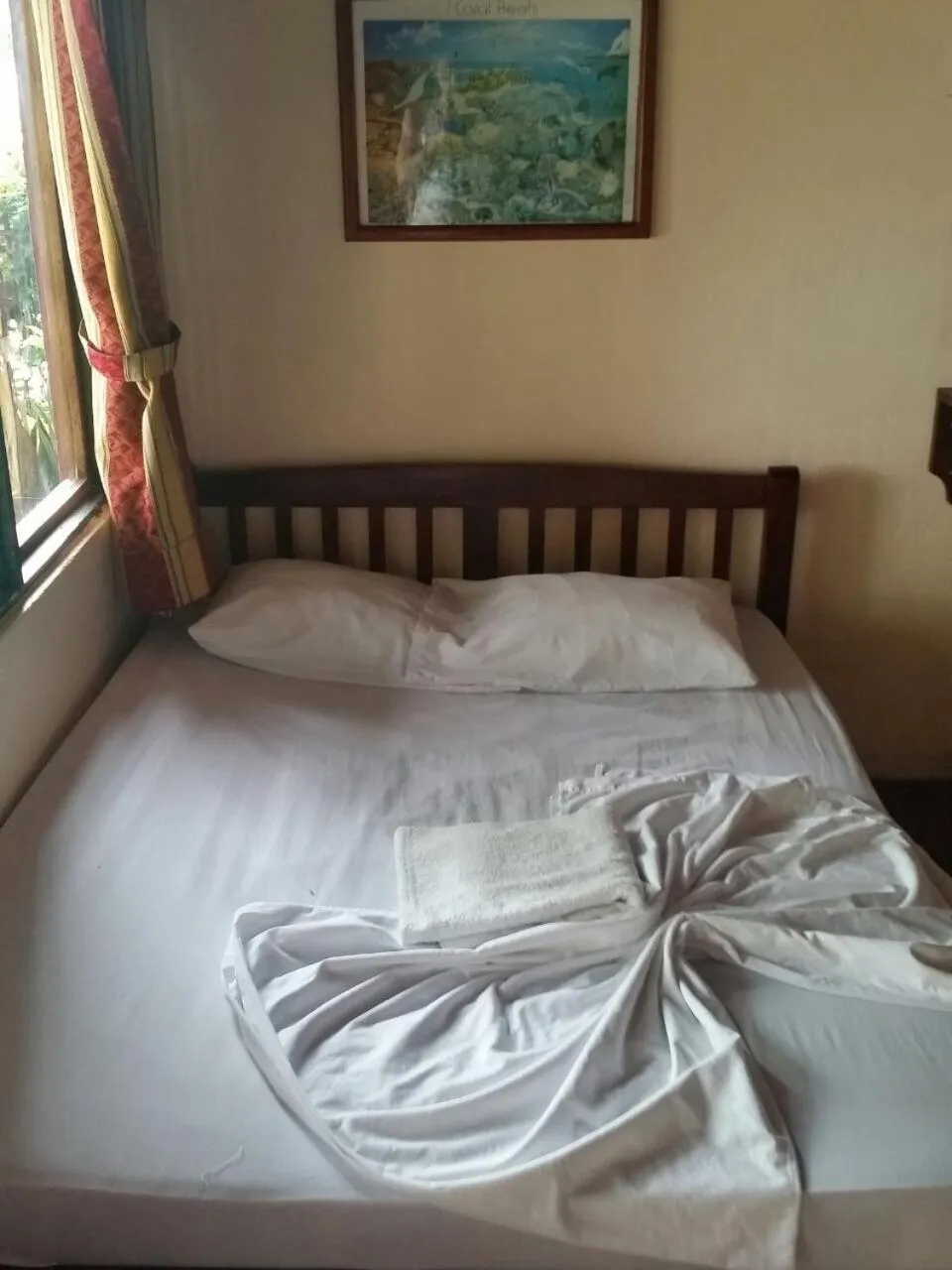 Bed in Hotel Cabinas Mar Y Cielo