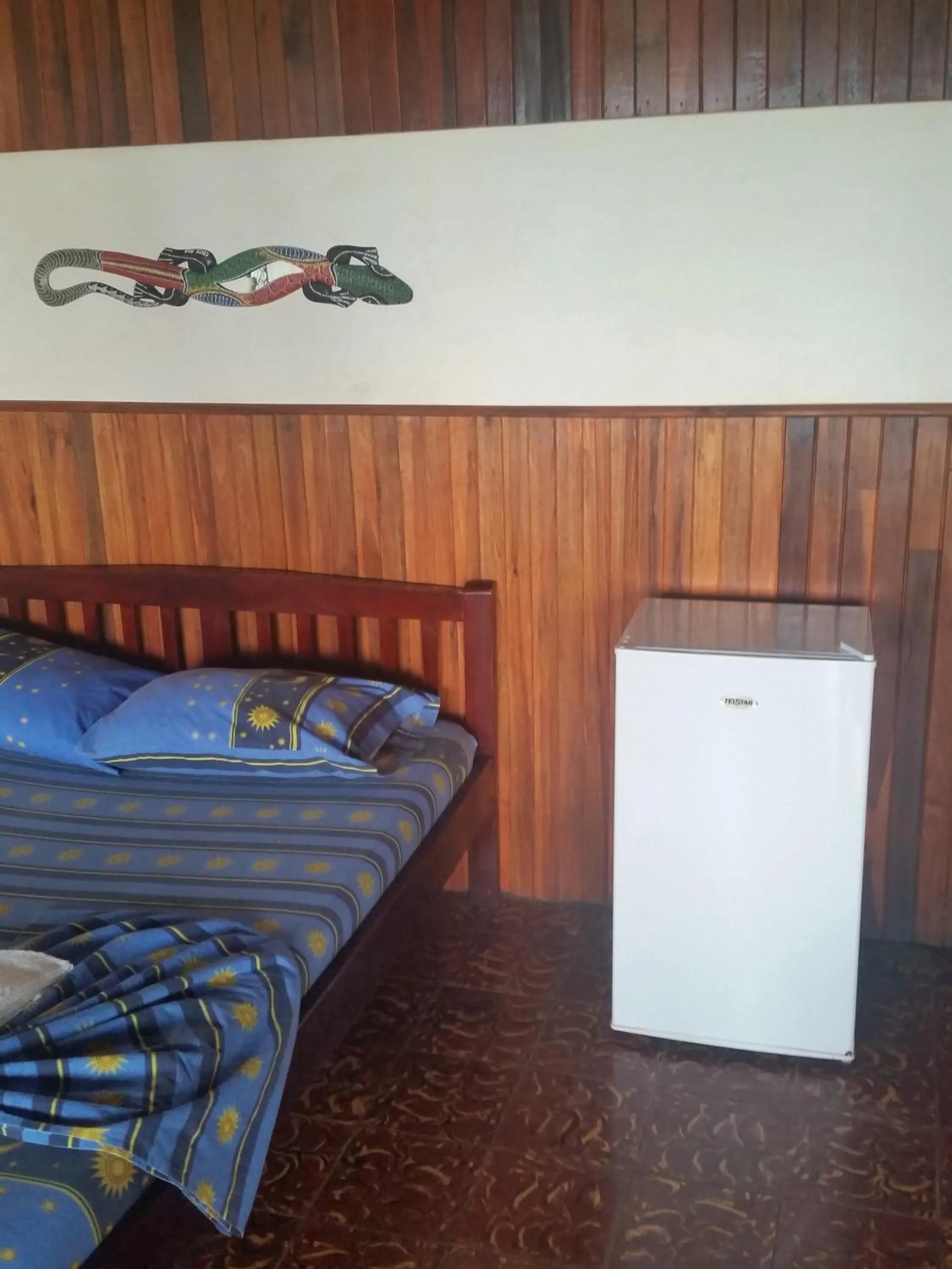 Decorative detail, Bed in Hotel Cabinas Mar Y Cielo