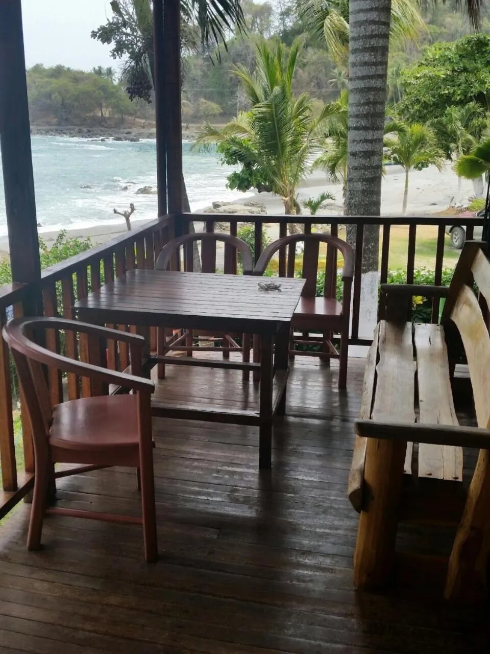 Balcony/Terrace in Hotel Cabinas Mar Y Cielo