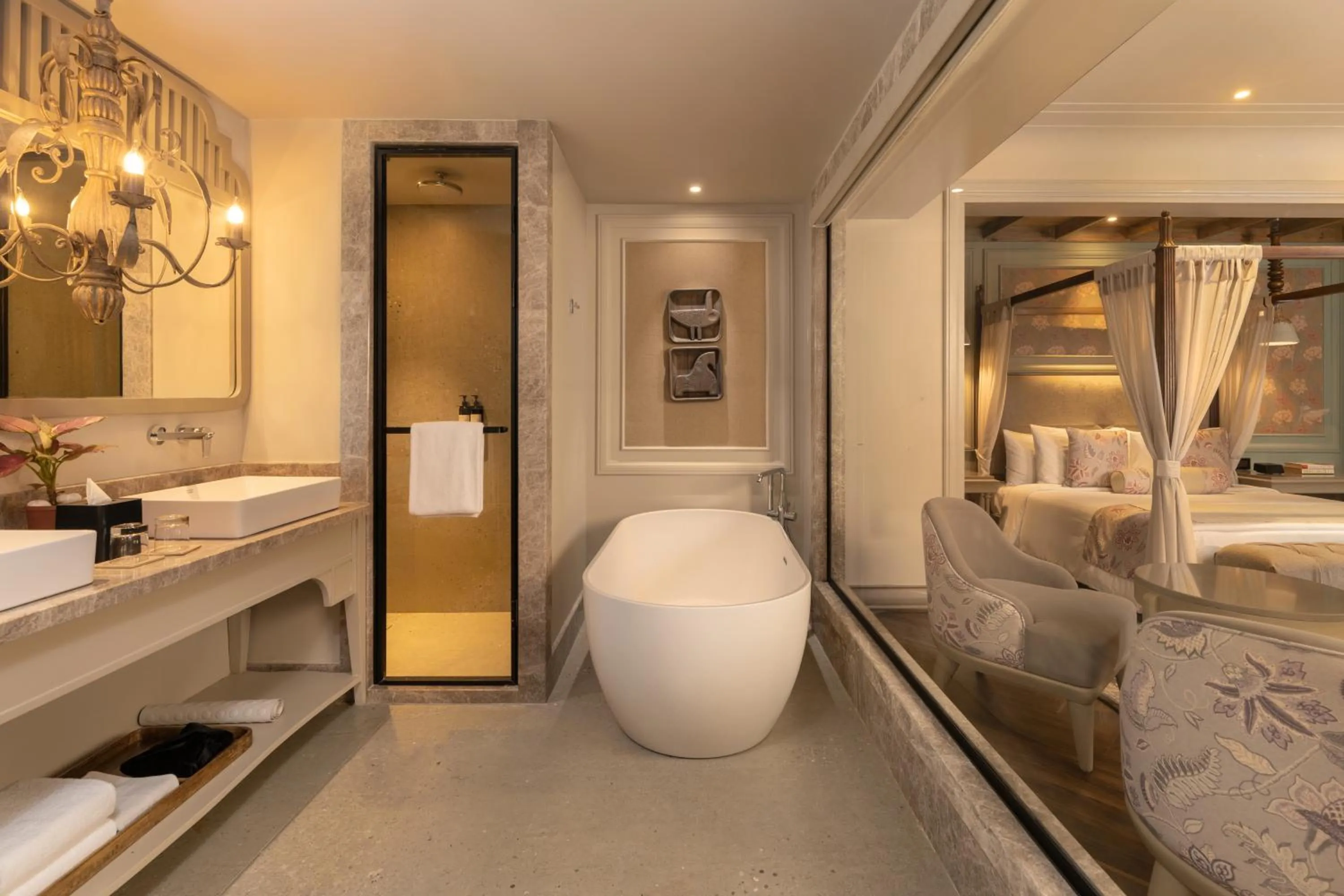 Bed in The Evren, Vagator