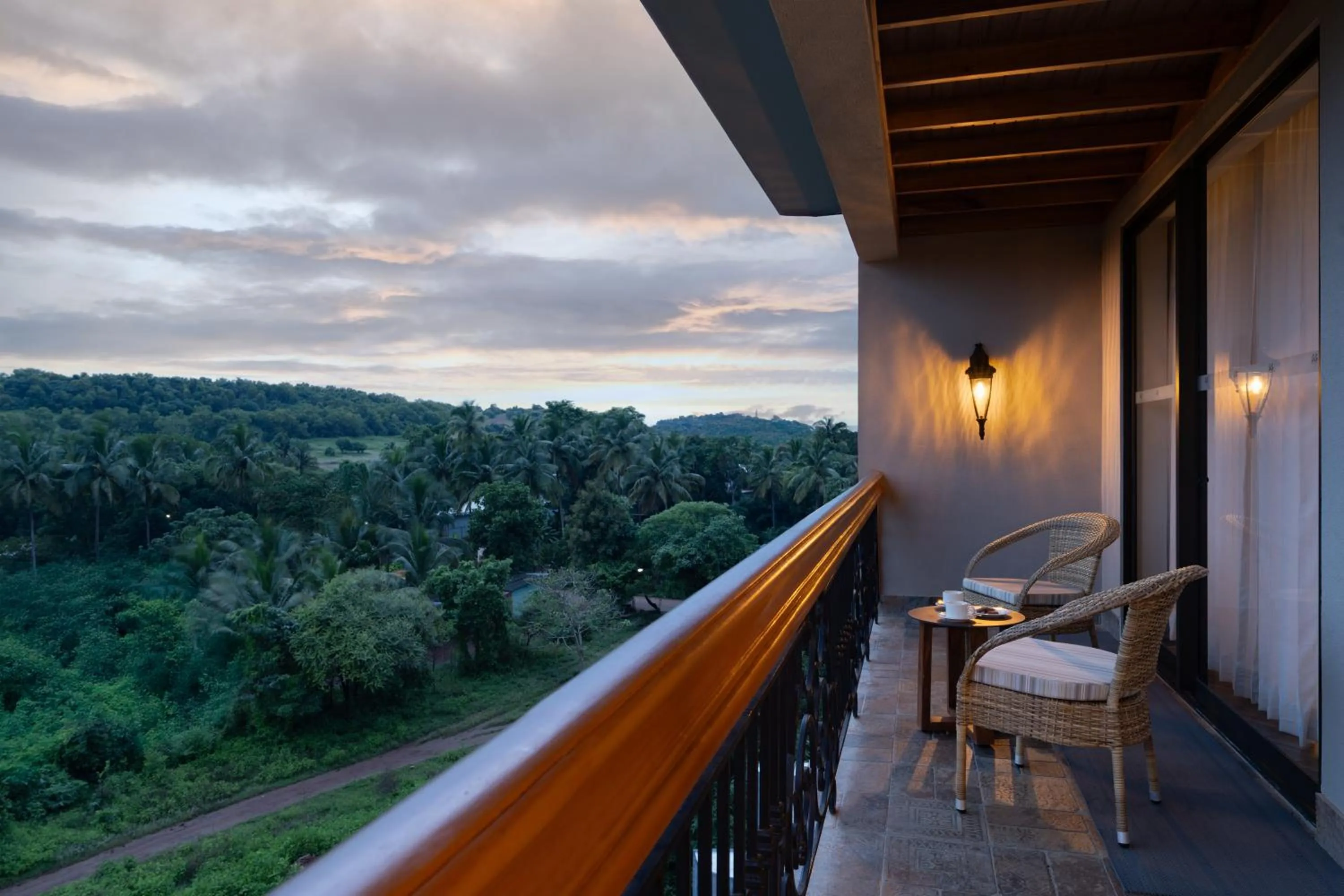 Patio in The Evren, Vagator