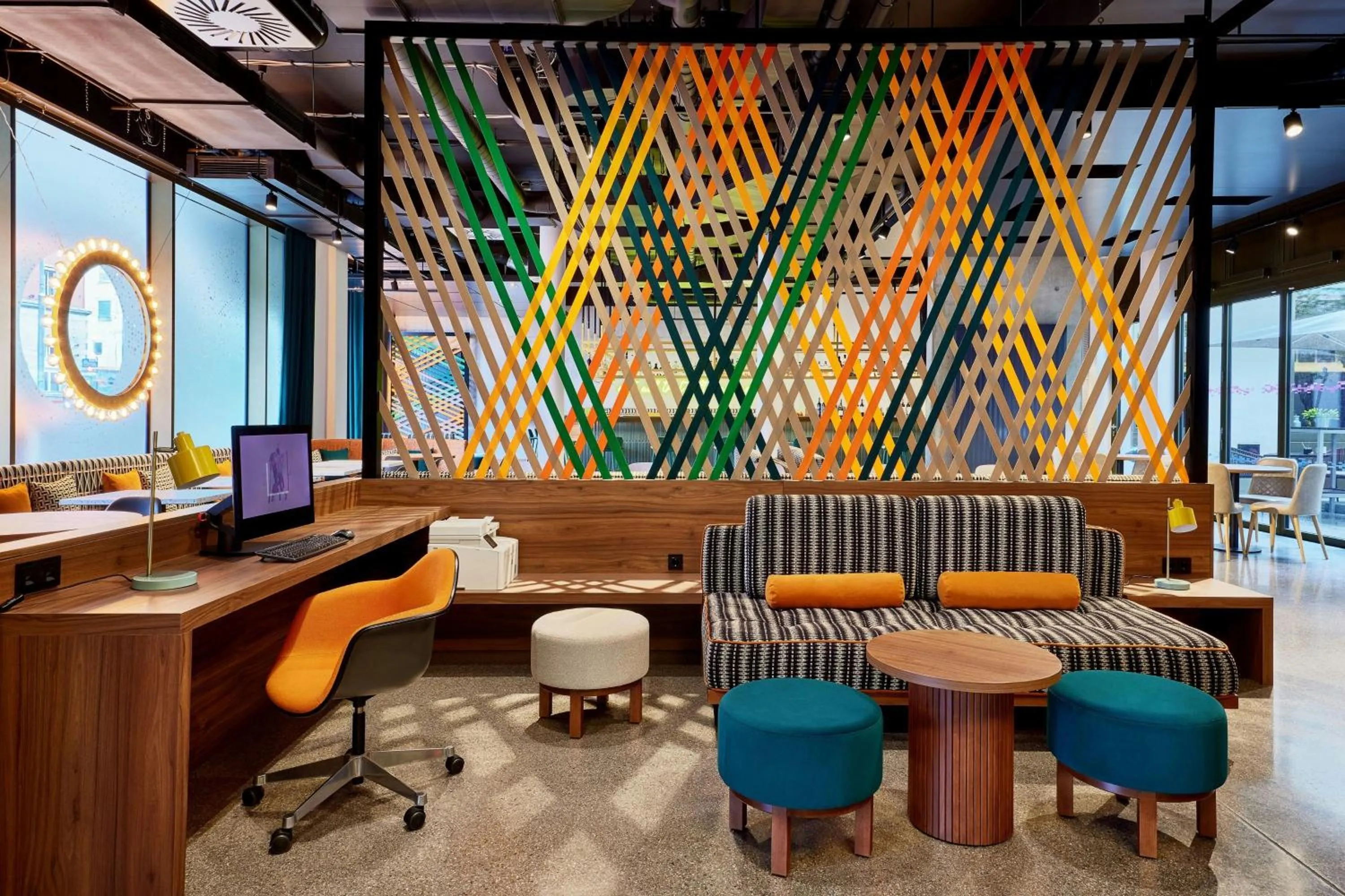 Lobby or reception in Aloft München