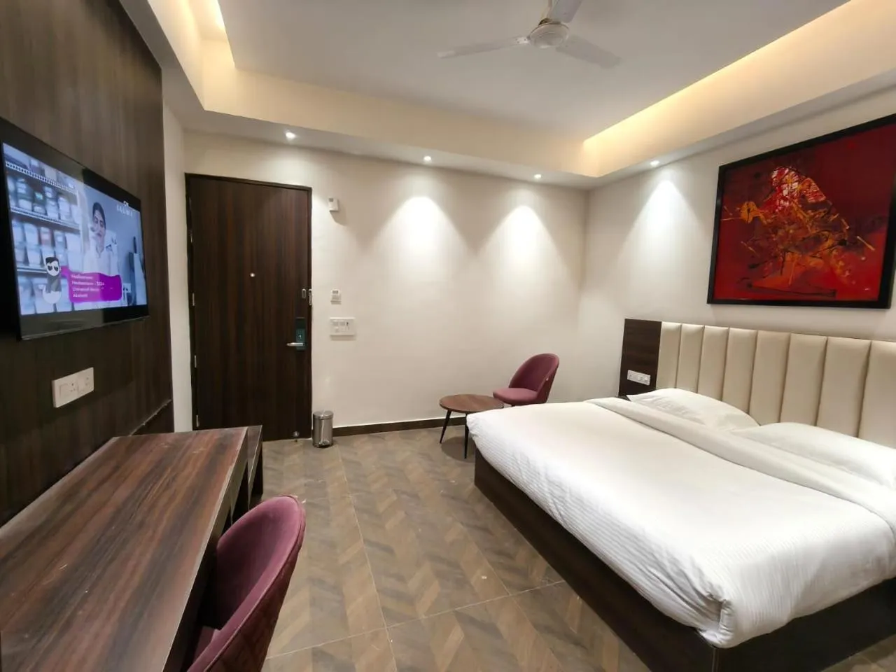 Bed in The Altruist Hotel Sec-57