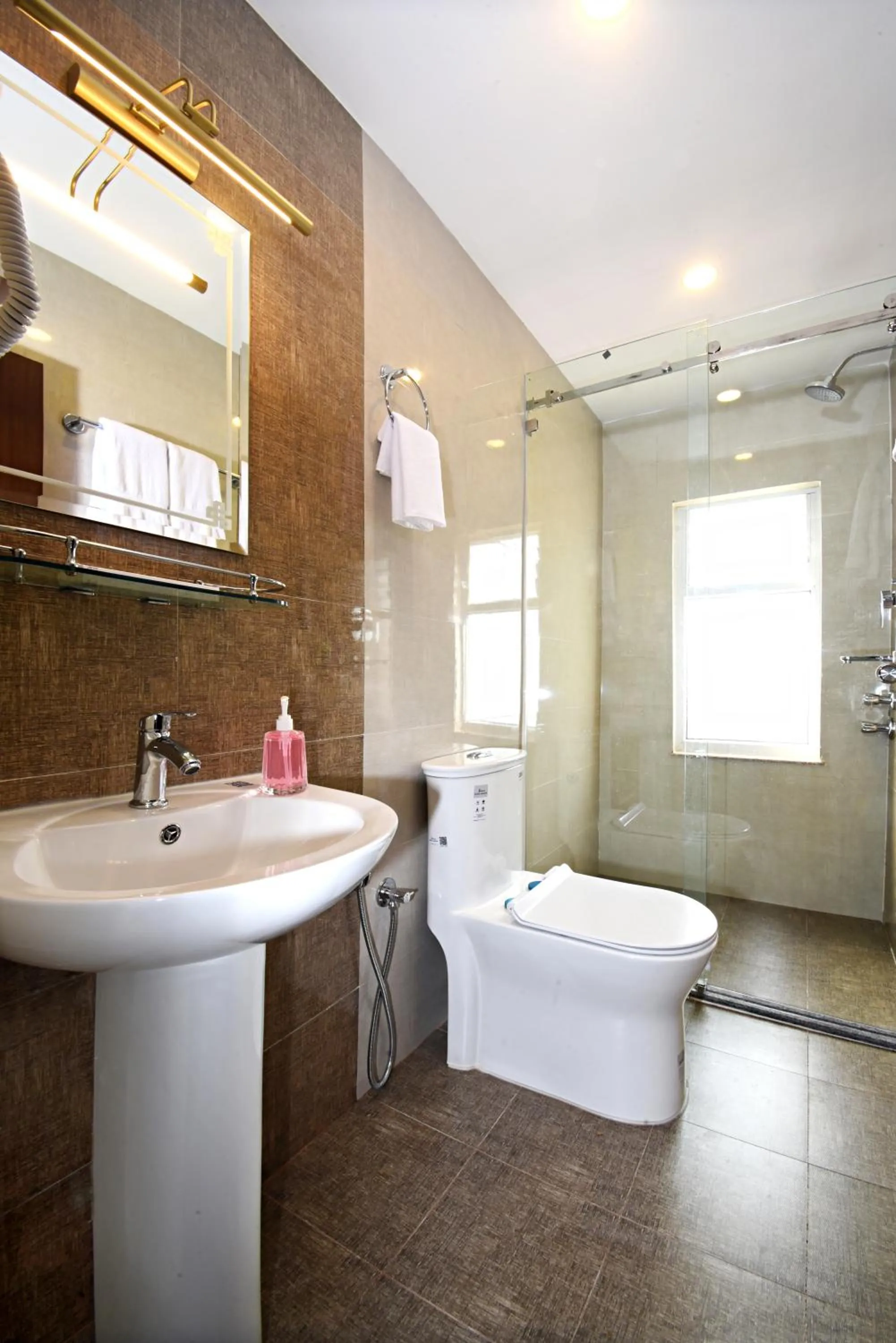 Shower in Hotel Sherpani