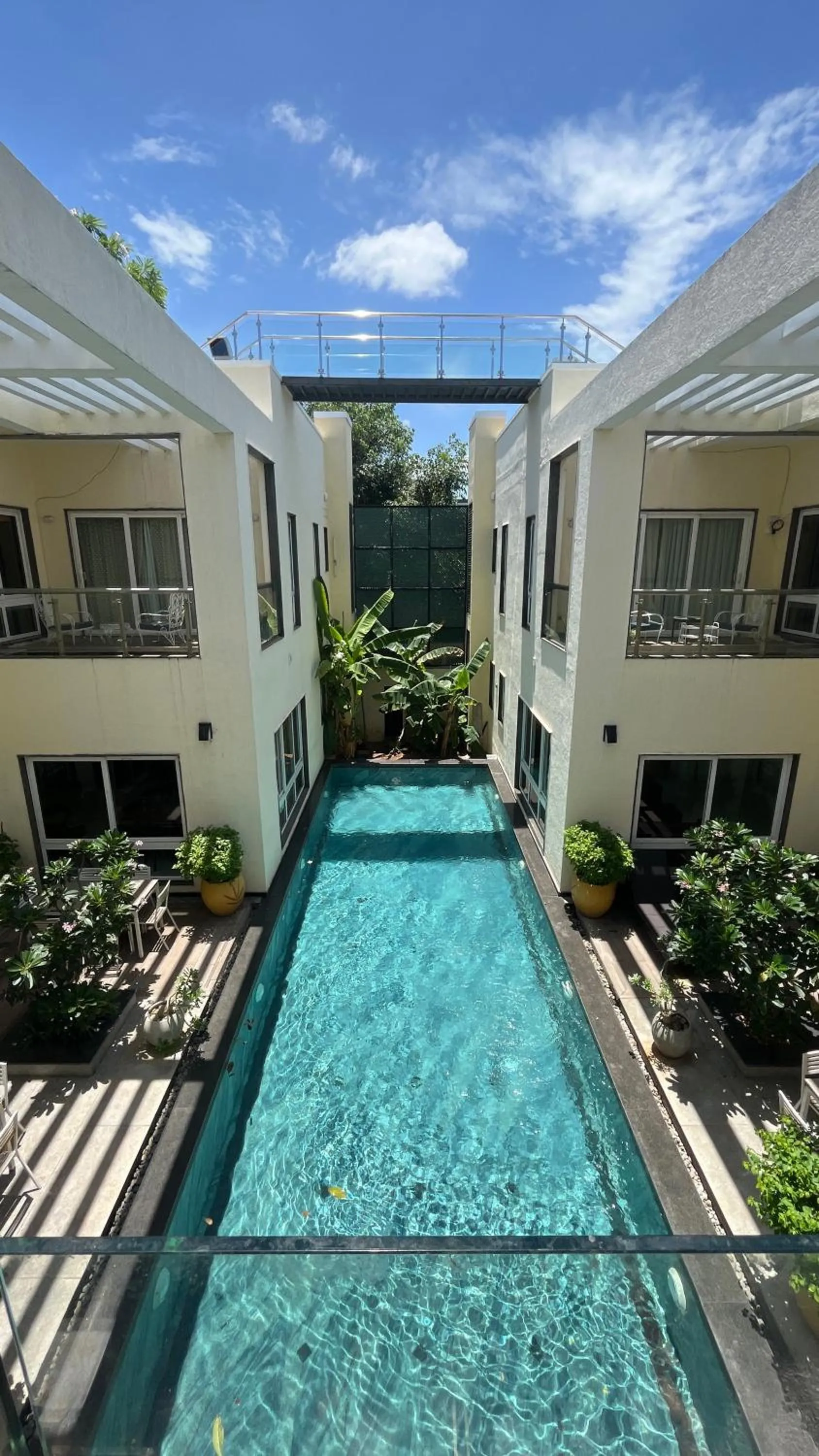 Pool view in Maroma Suites ECR