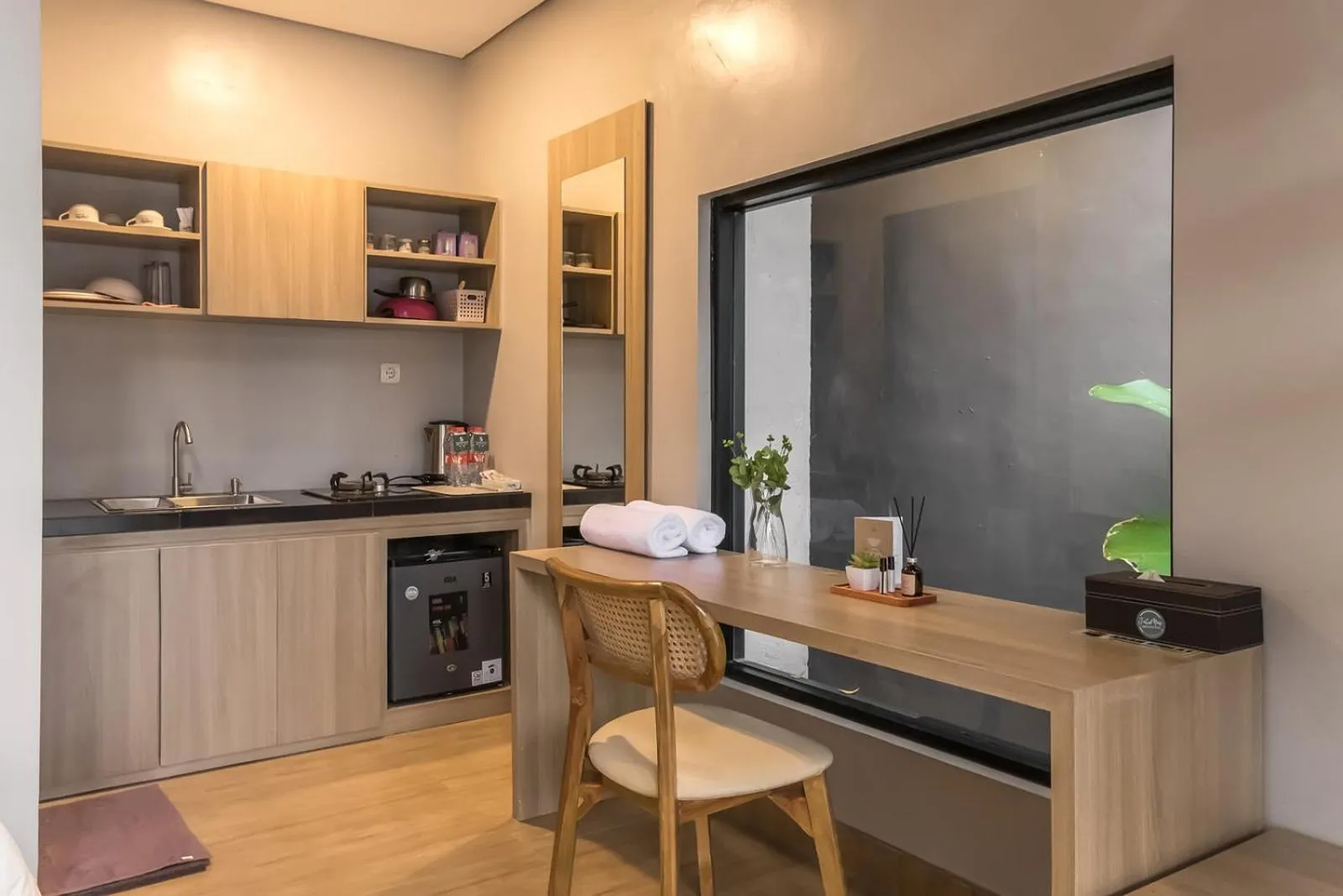 Kitchen or kitchenette in Calma Jatimas Klayar Villa Sleman Jogja