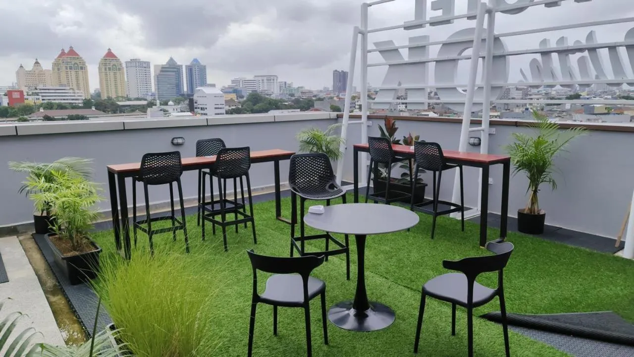 Balcony/Terrace in Hotel WITH OK