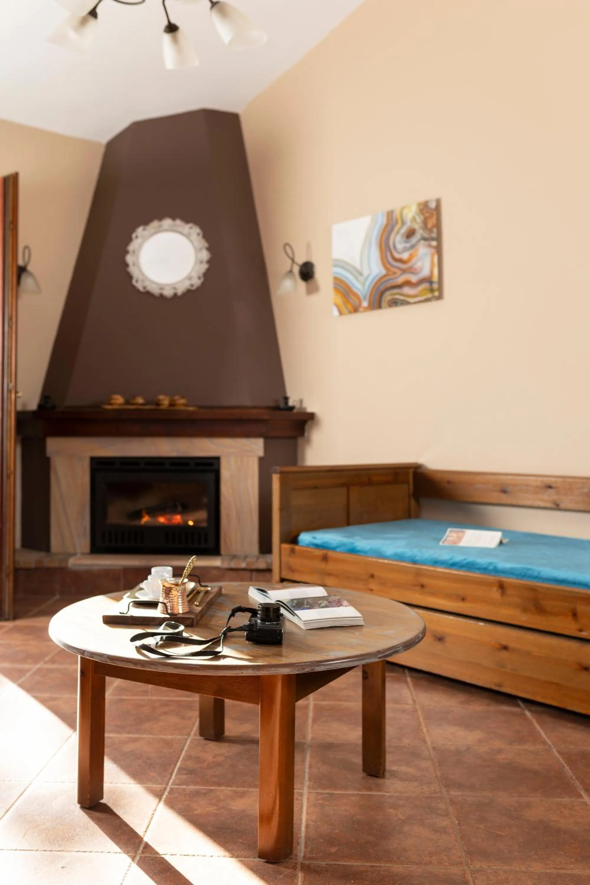 fireplace in Ktima Alonaki