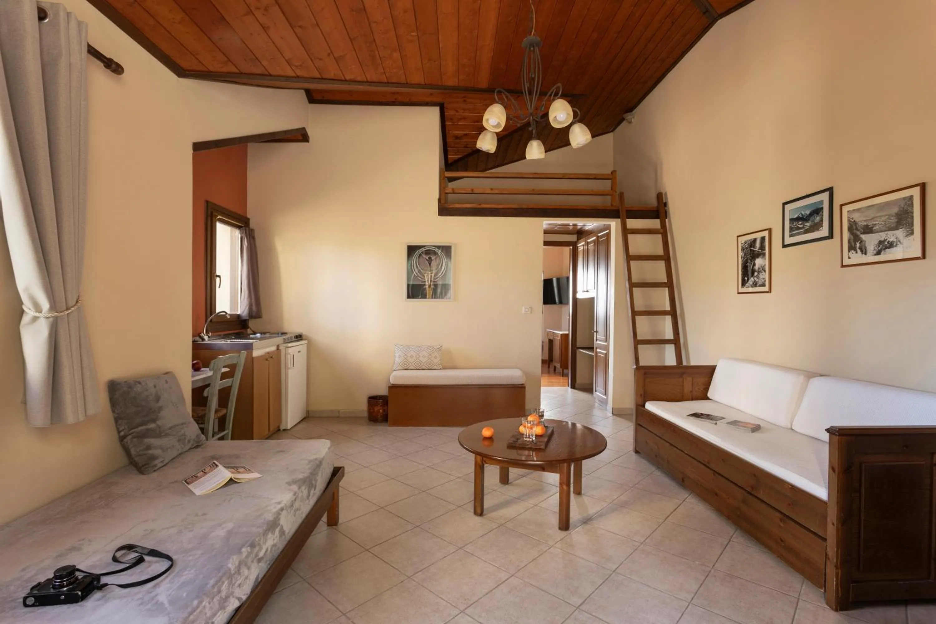 View (from property/room), Bed in Ktima Alonaki