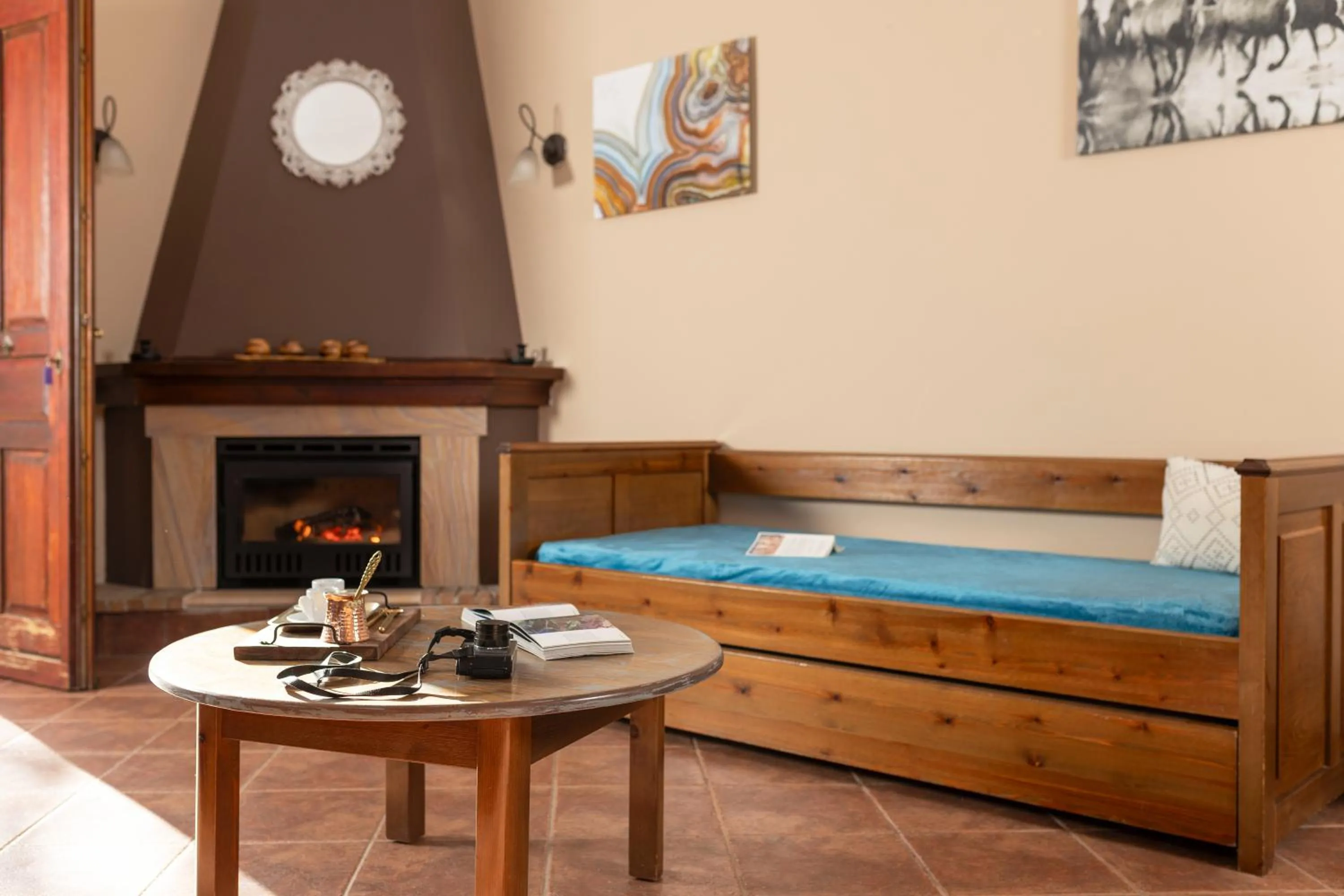 fireplace in Ktima Alonaki