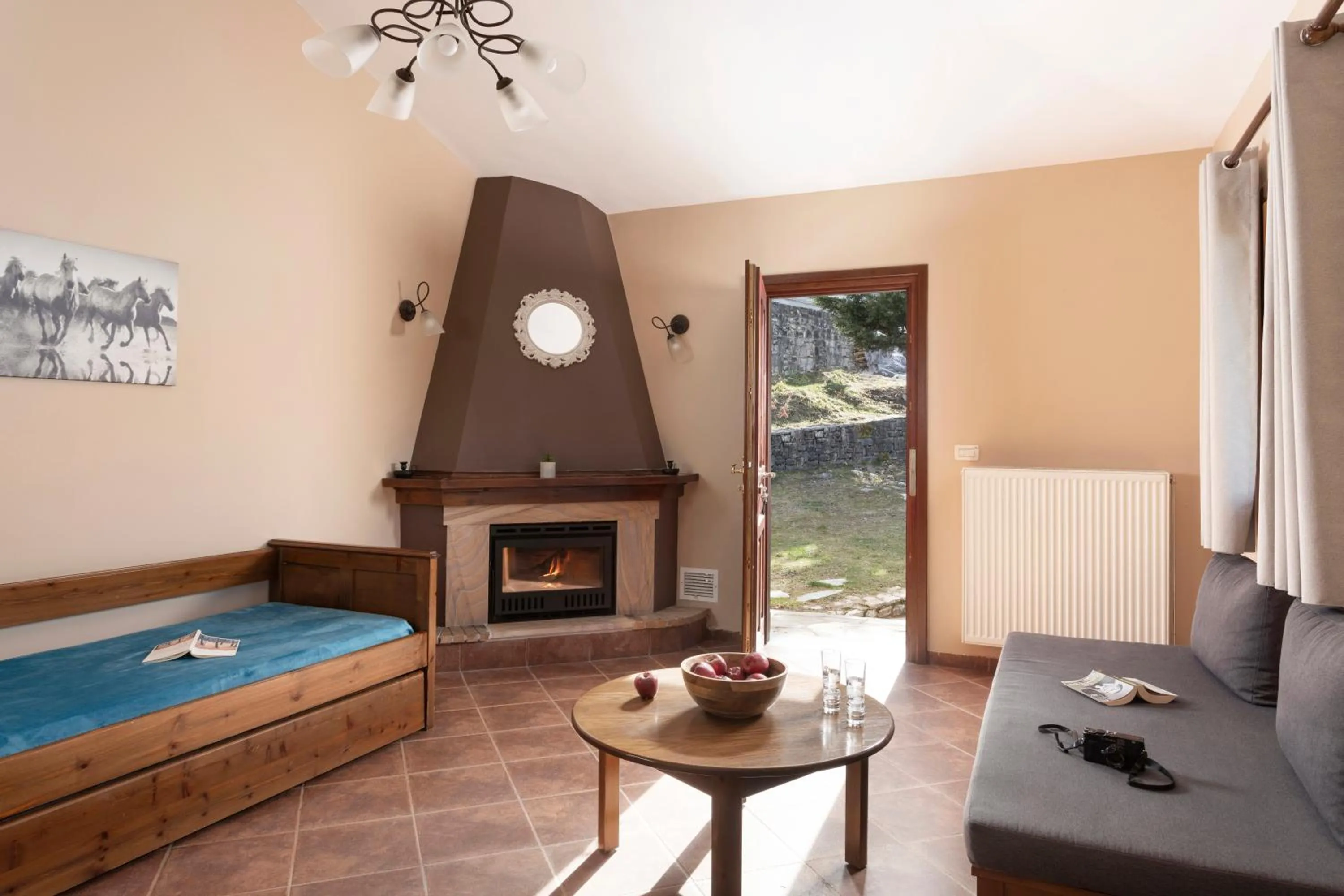 Living room in Ktima Alonaki