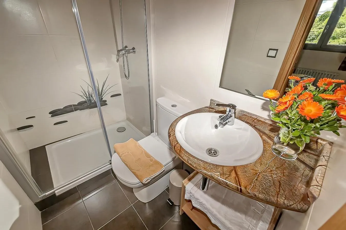 Bathroom in La Trucha del Arco Iris