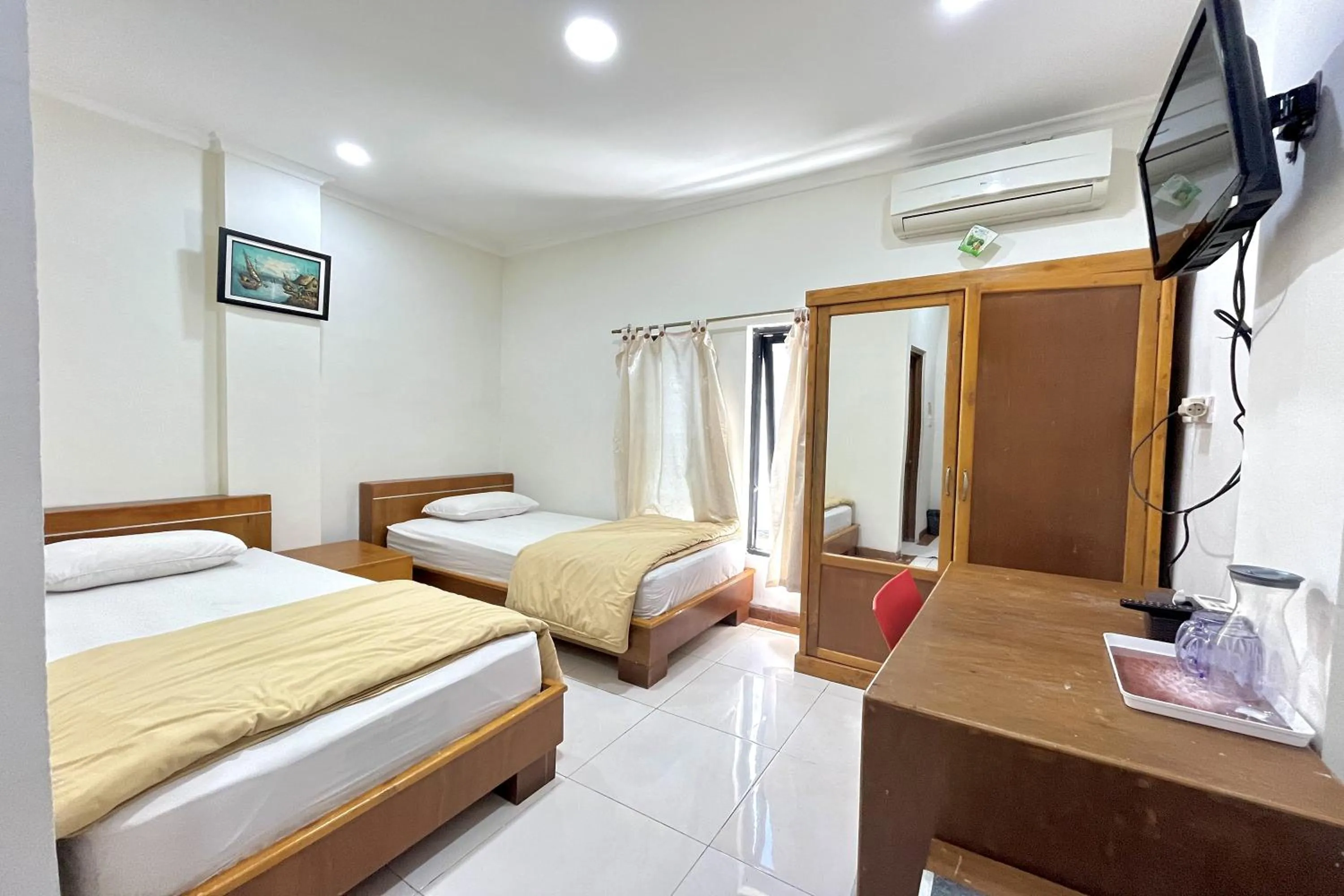 Bed in Maison Hotel Bukittinggi