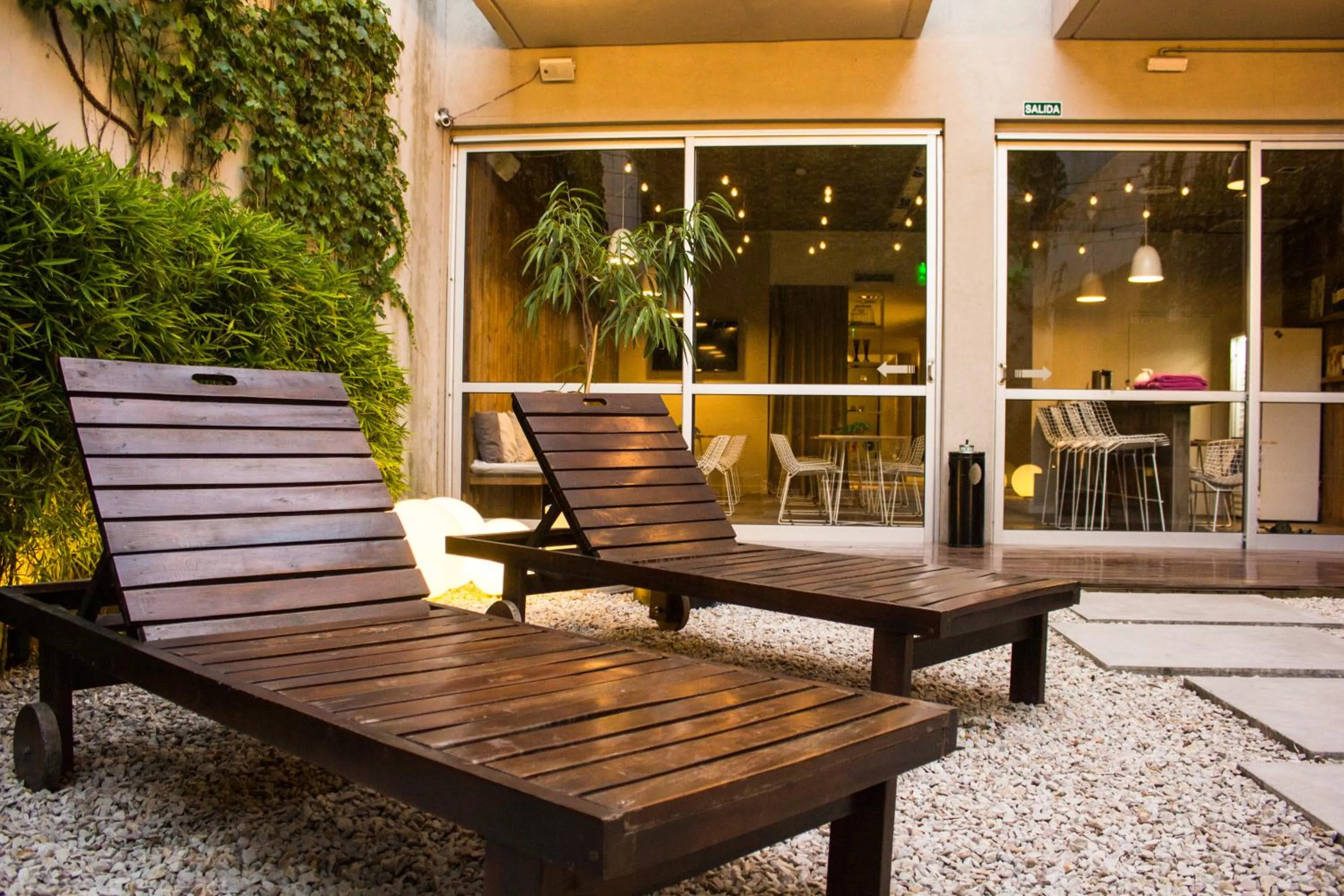 Patio in Lemon Suites