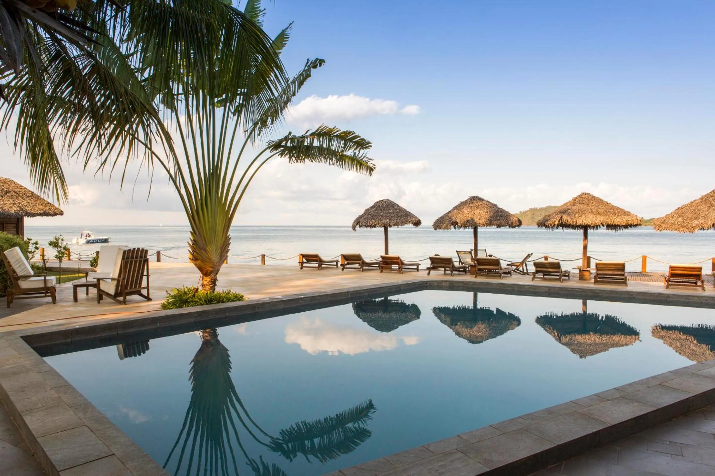 Swimming pool in Corail Noir Hotel