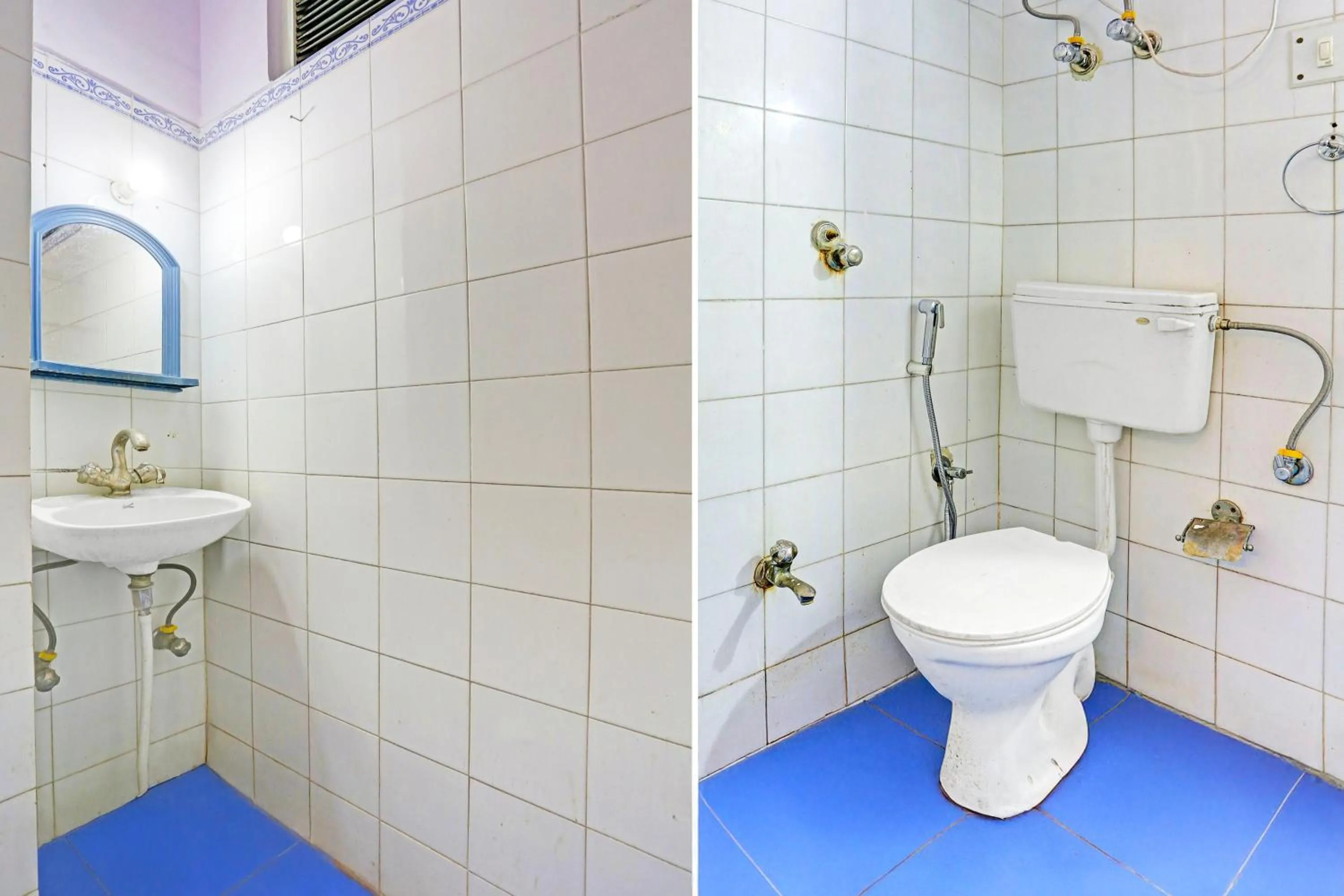 Bathroom in Collection O Bani Park Near Collectorate Circle Formerly Anuja Palace