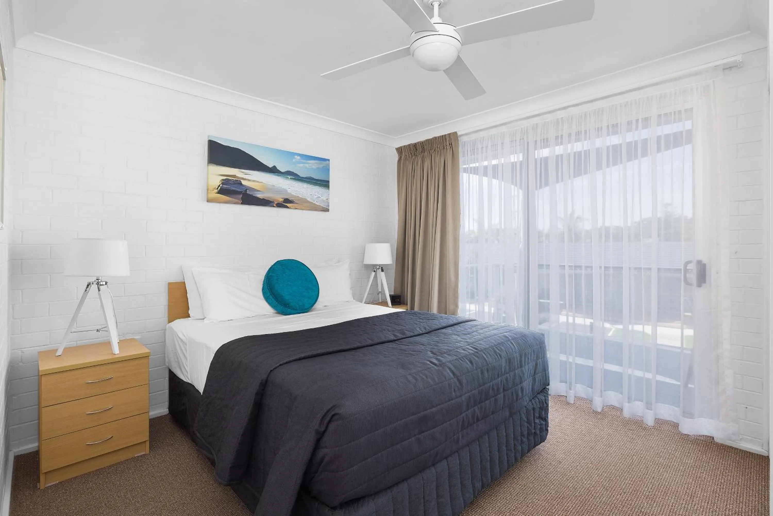 Bed in Seaside Holiday Resort