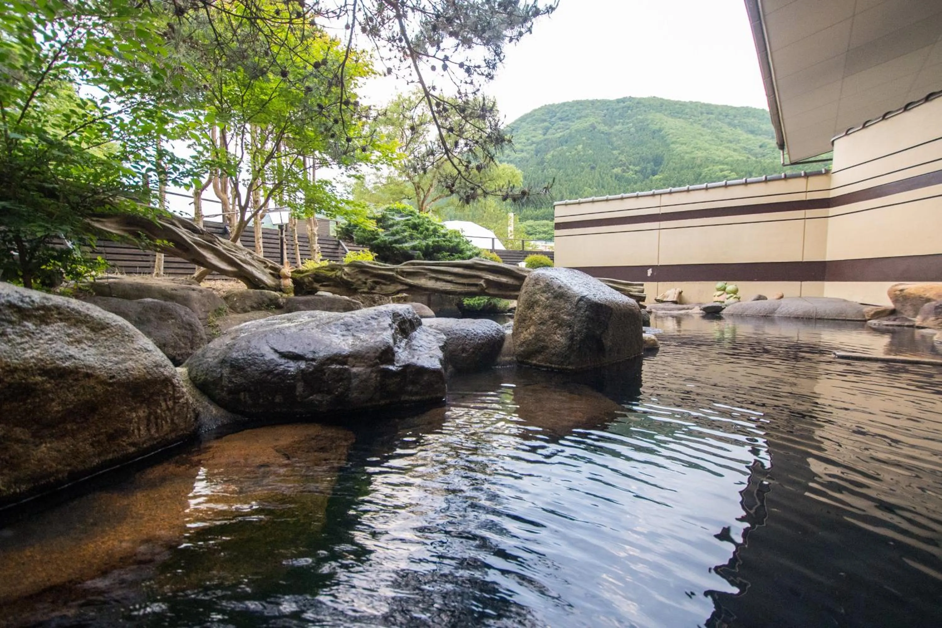 Open Air Bath in Akasawa Onsen Ryokan