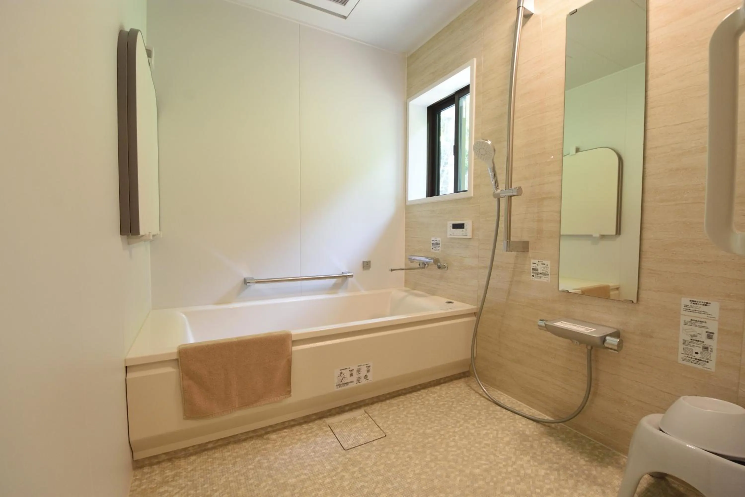 Shower in Akasawa Onsen Ryokan