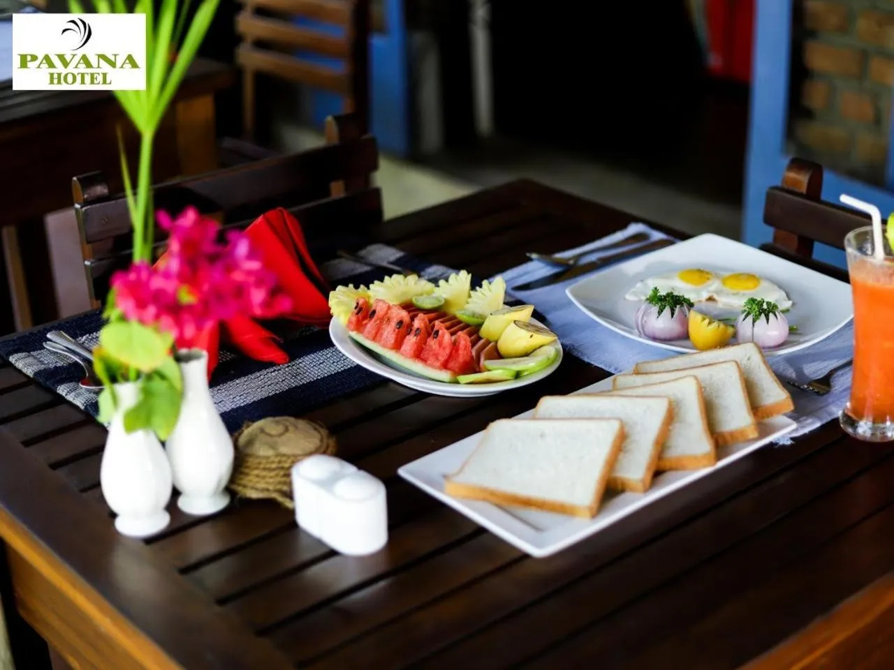 Breakfast in Pavana Hotel