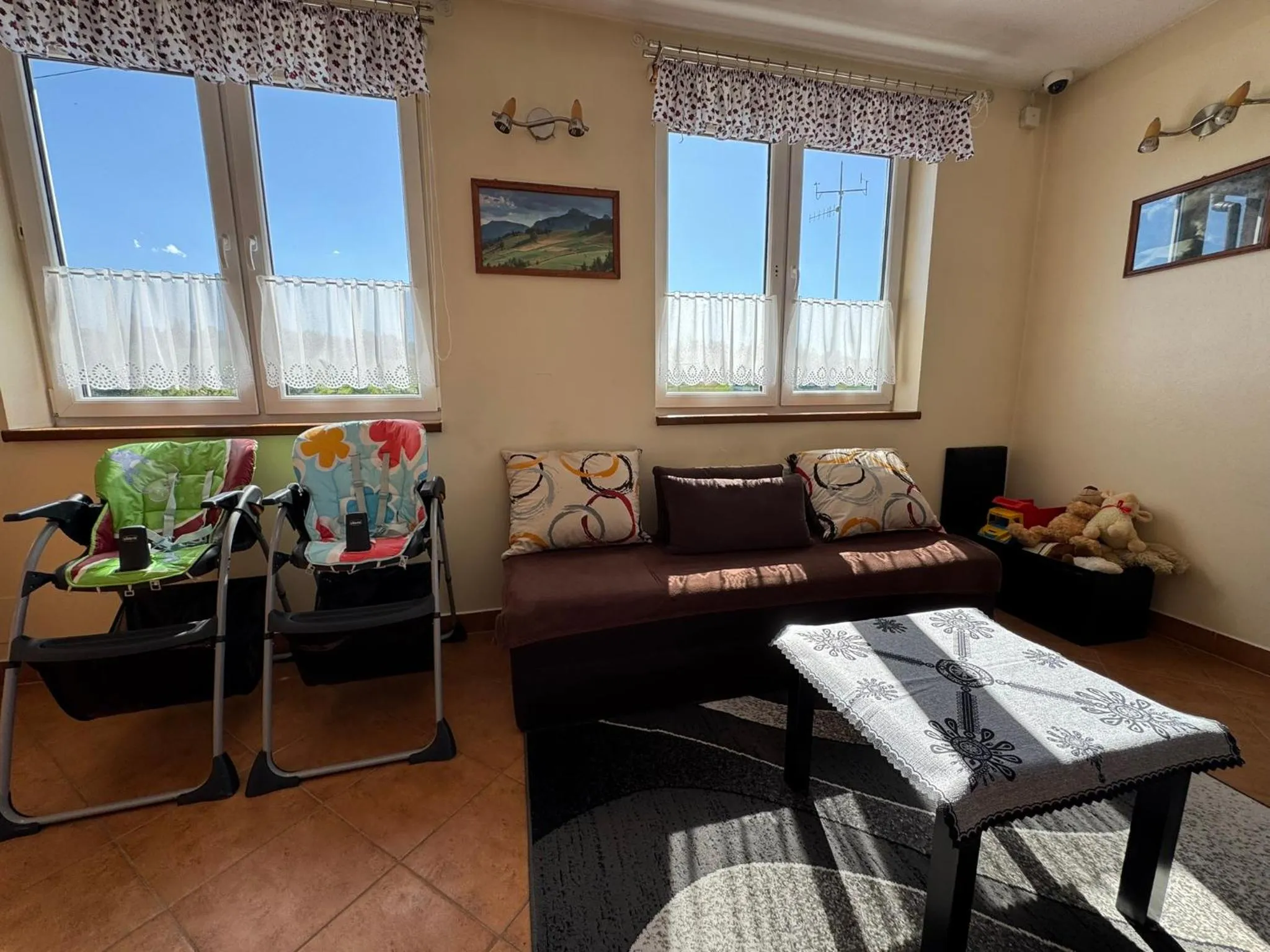 Living room in Willa Góry B&B