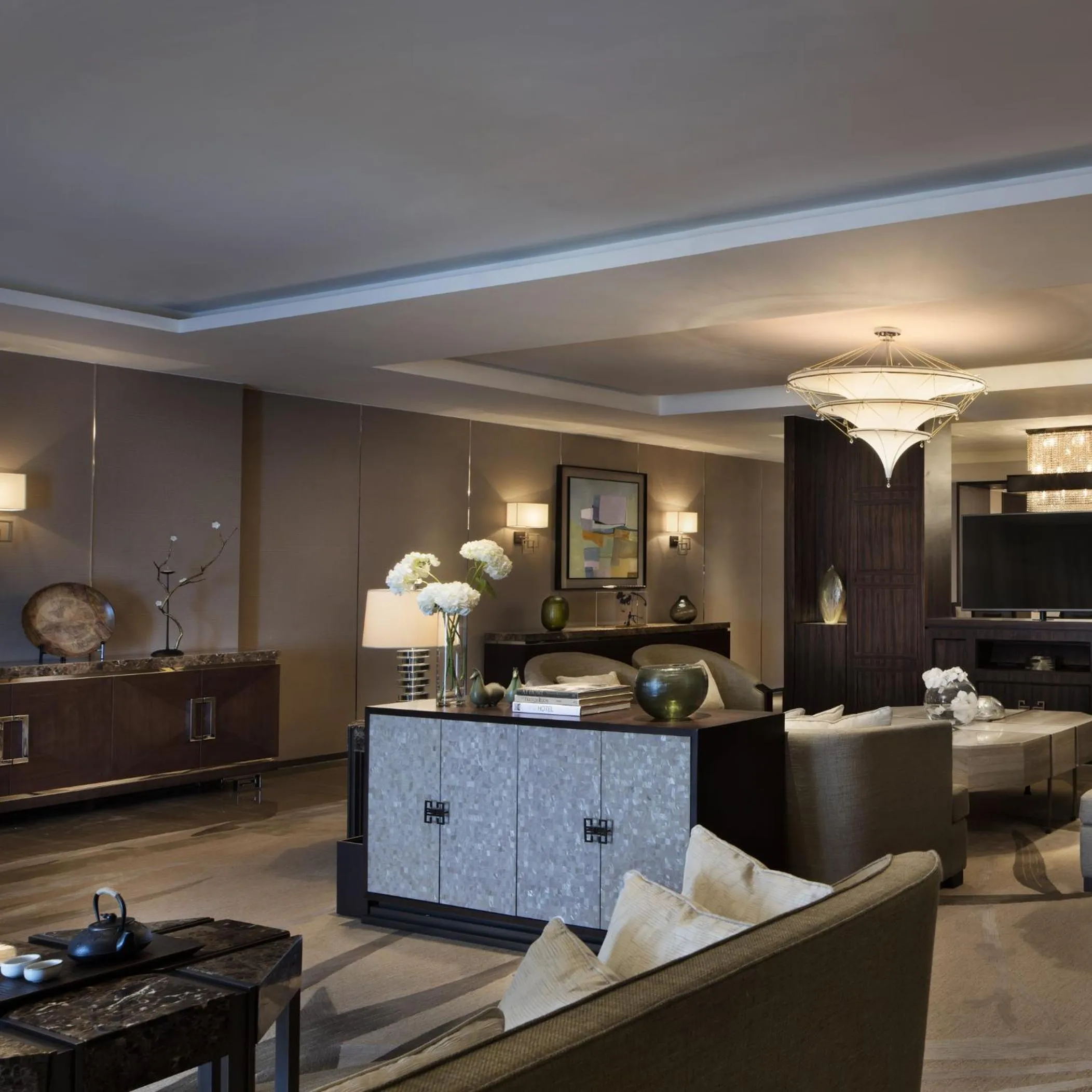 Seating area in JW Marriott Hotel Zhejiang Anji