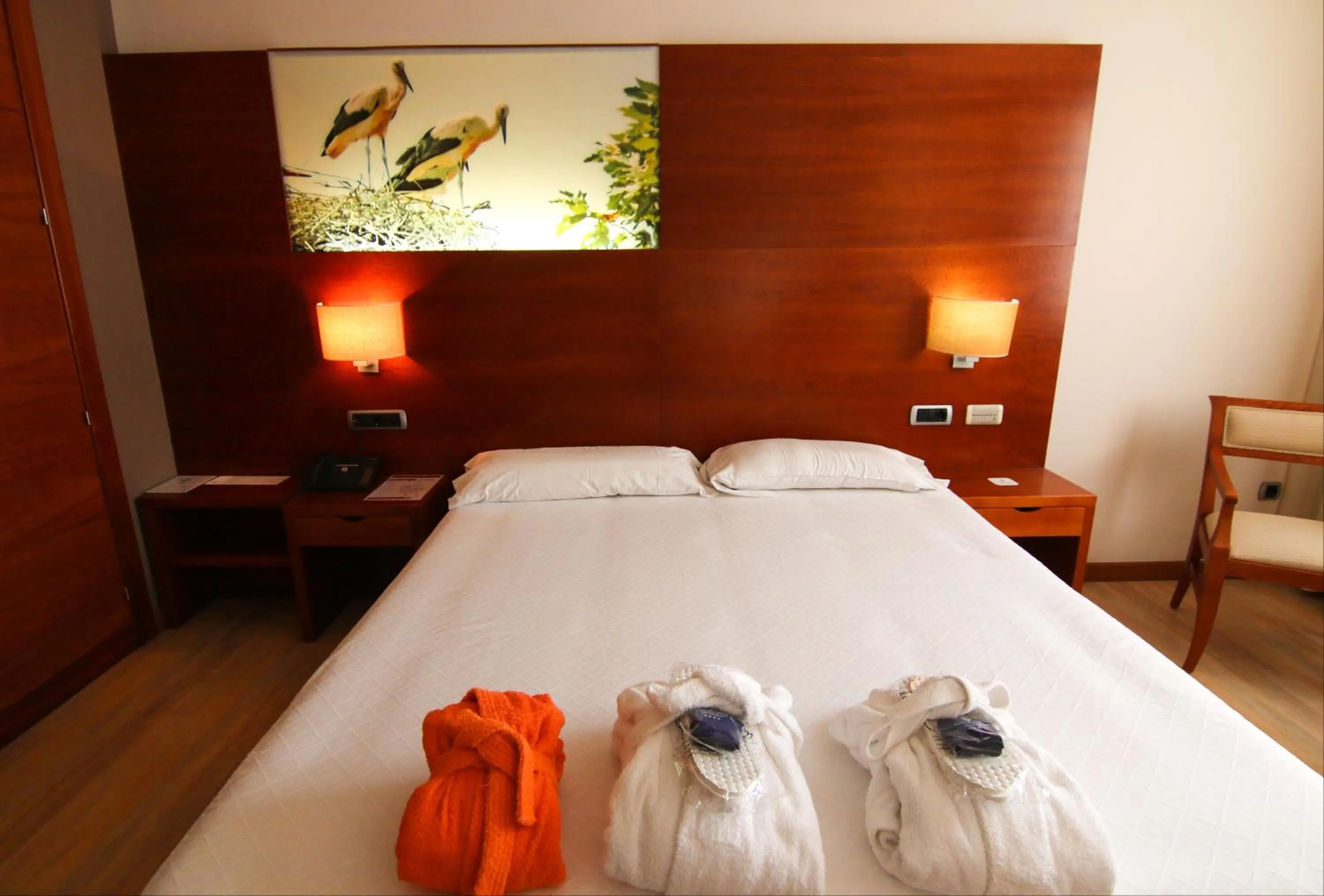 Decorative detail, Bed in Hotel Balneario Valle del Jerte