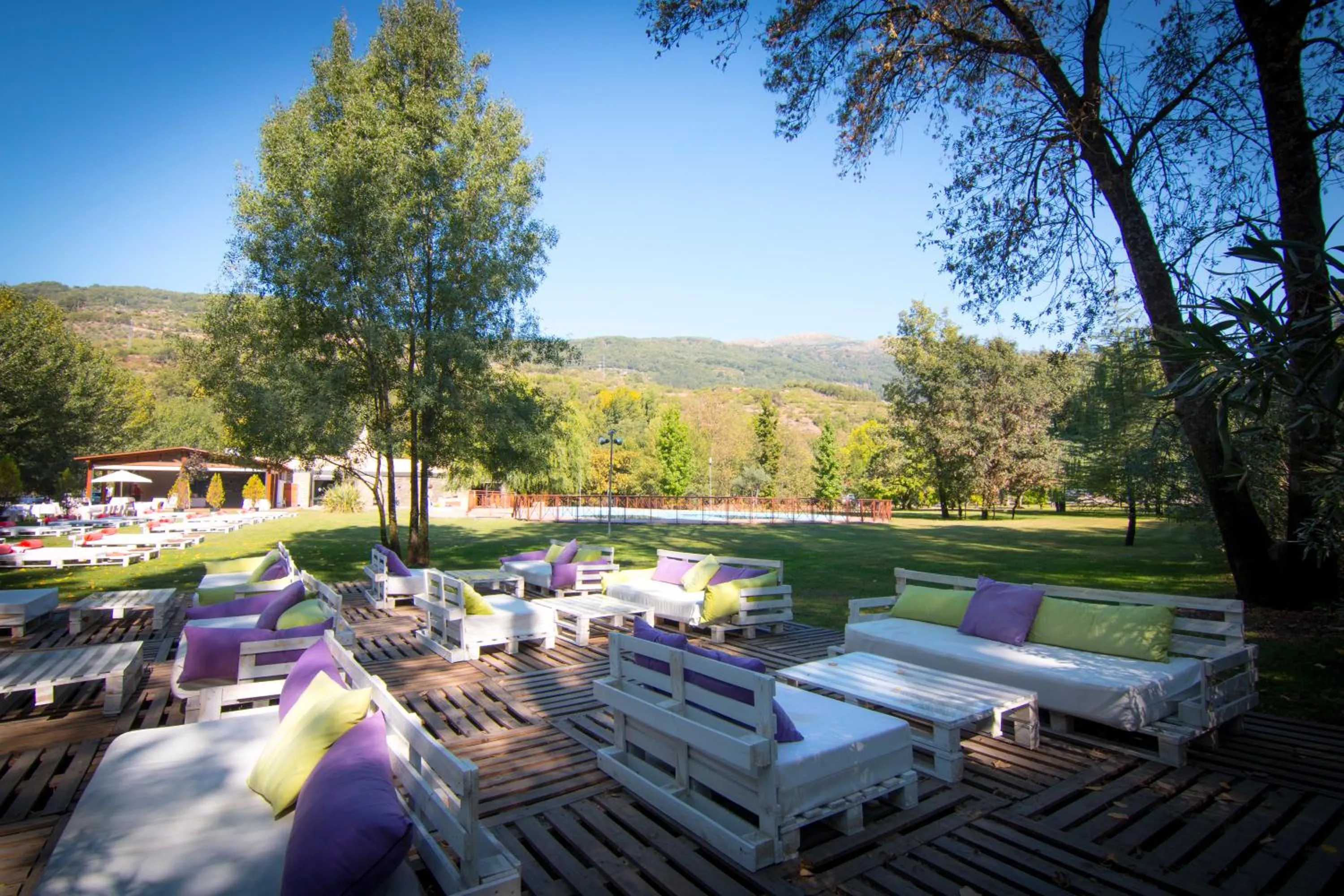 Garden in Hotel Balneario Valle del Jerte
