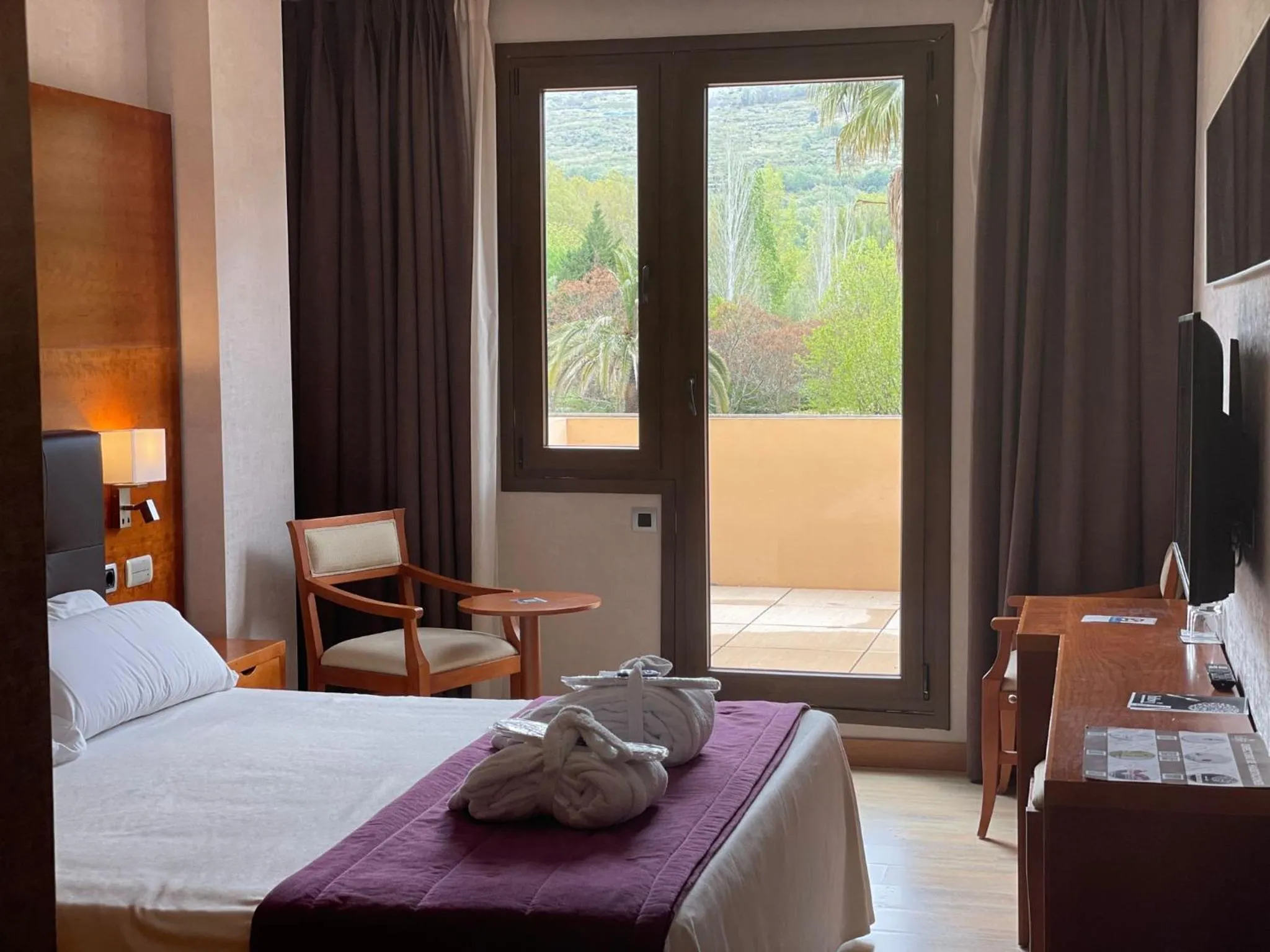 Bed in Hotel Balneario Valle del Jerte