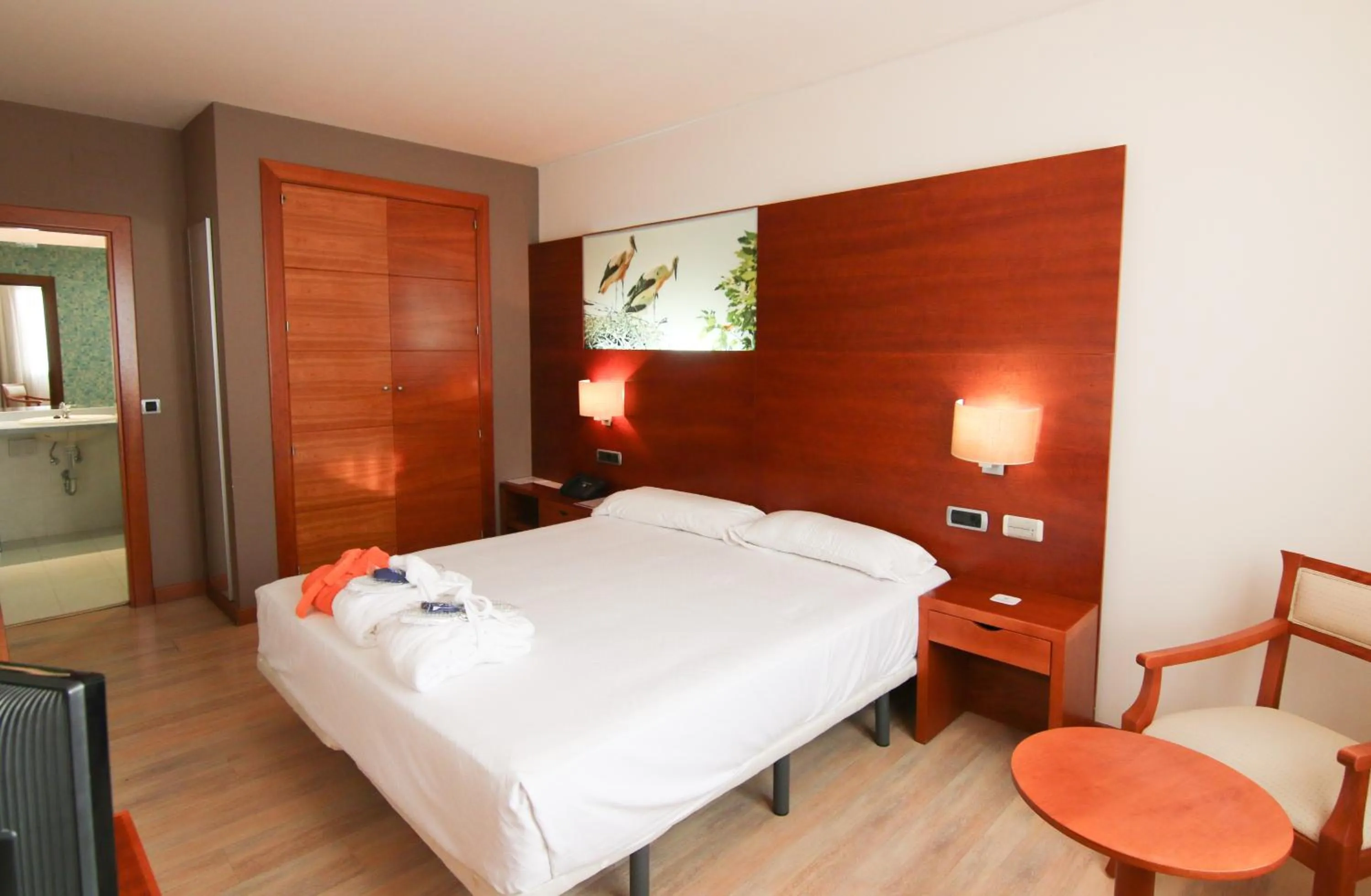 Decorative detail, Bed in Hotel Balneario Valle del Jerte