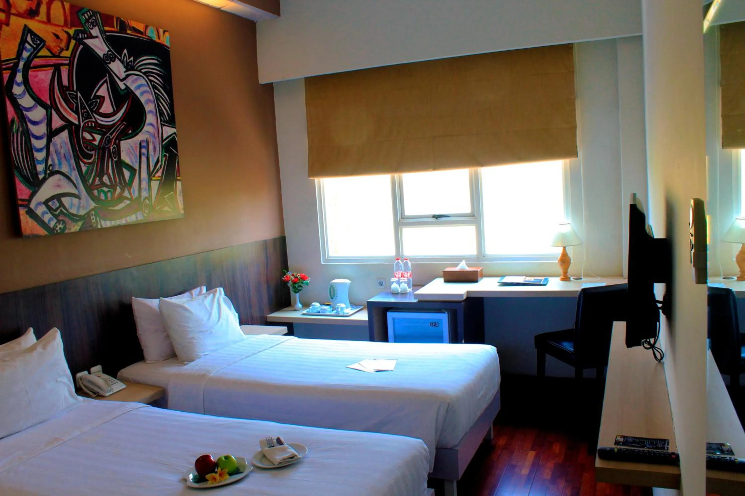 Bedroom, Bed in Kyriad Arra Hotel Cepu