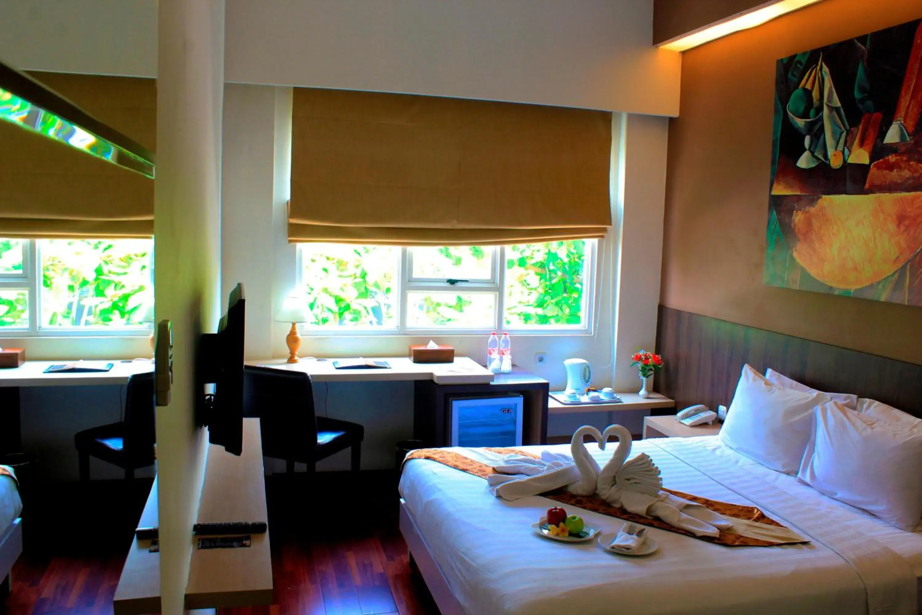 Deluxe Double or Twin Room in Kyriad Arra Hotel Cepu Deluxe Double or Twin Room in Kyriad Arra Hotel Cepu