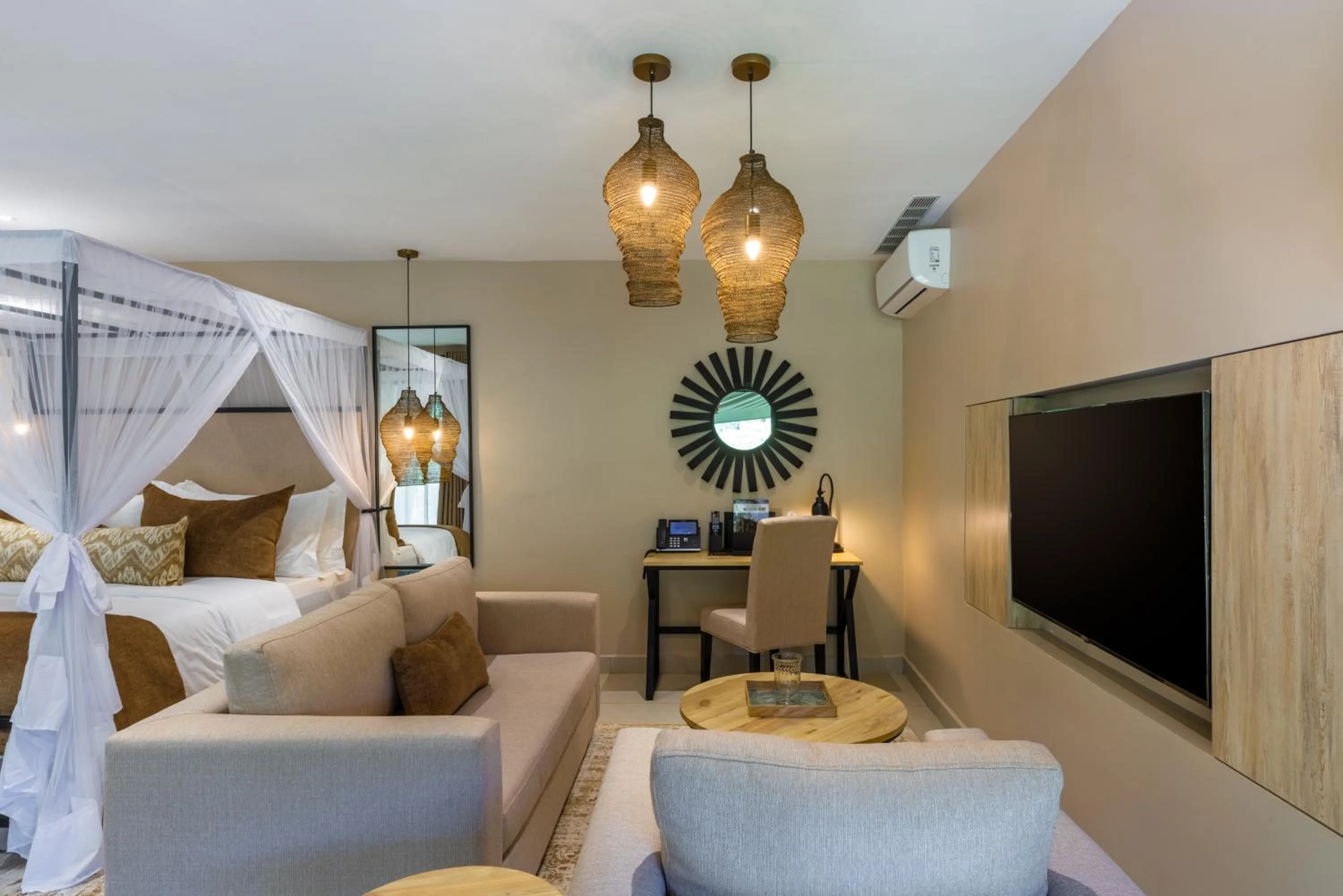 Seating area in Pax Manor Muthaiga