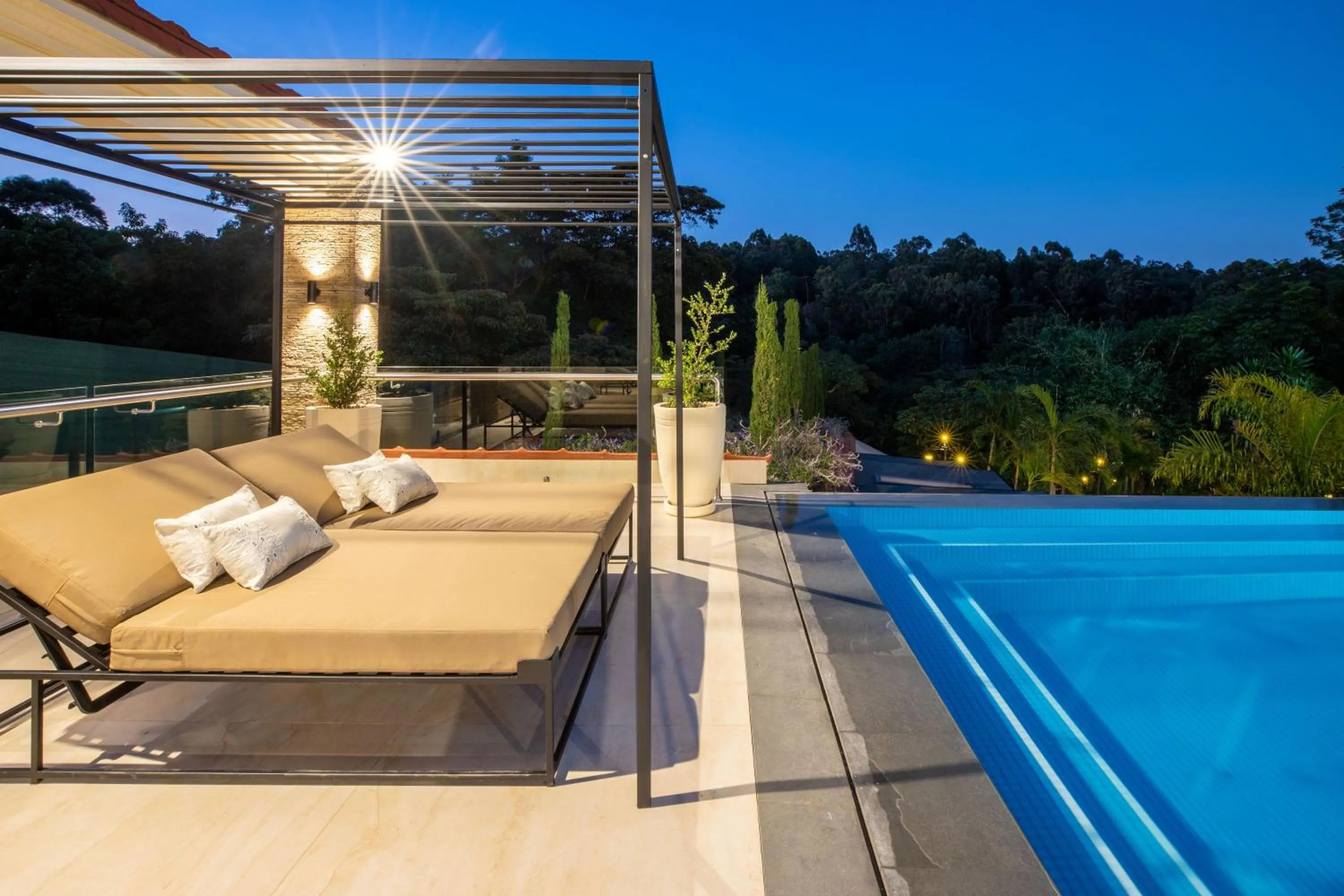 Pool view in Pax Manor Muthaiga