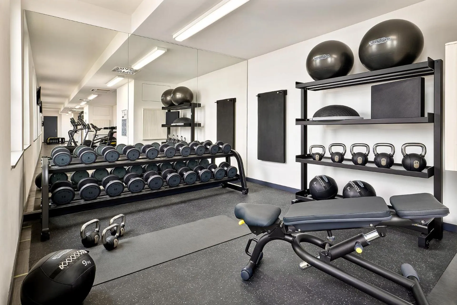 Fitness centre/facilities in Aloft Stuttgart