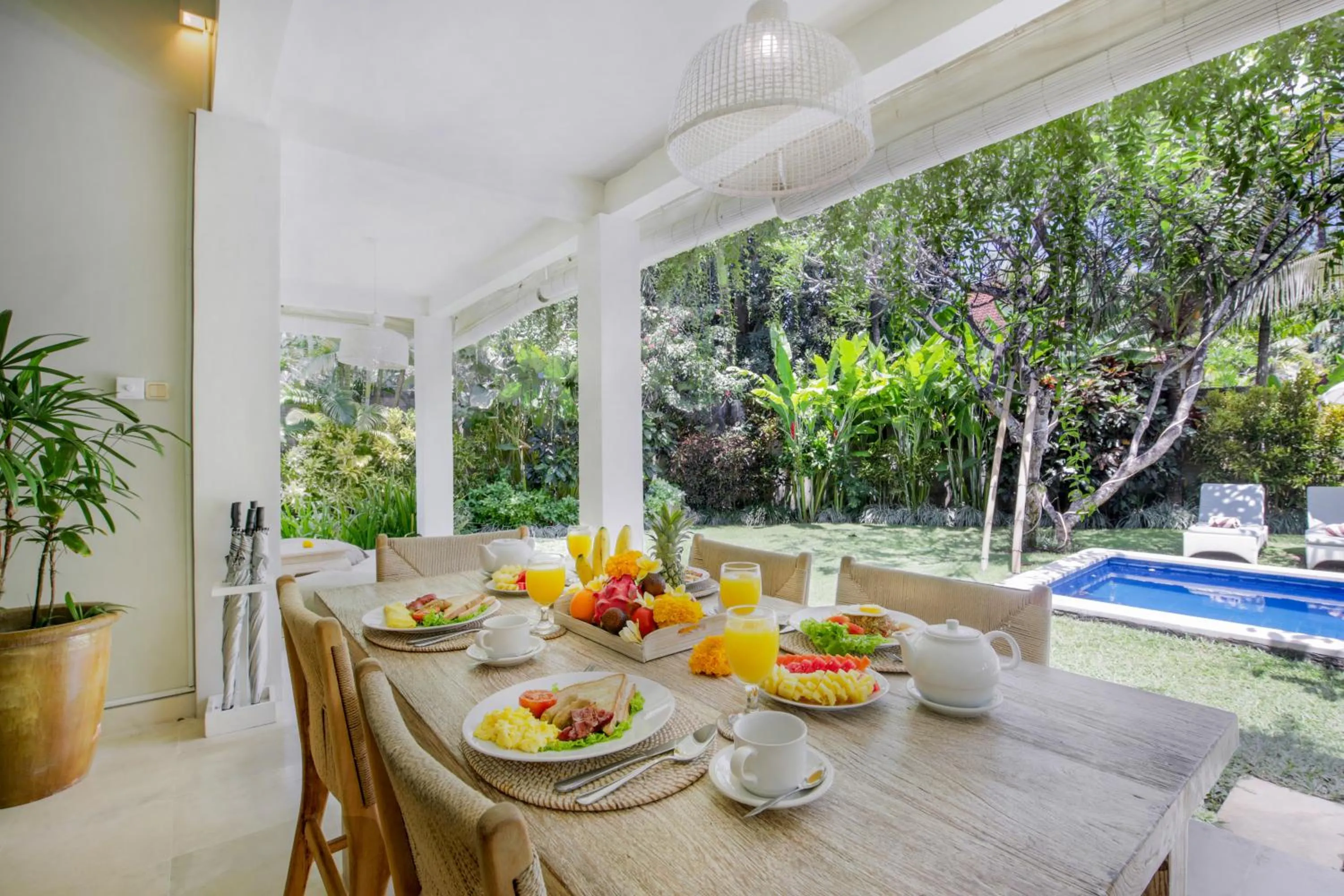 Dining area in Villa Lodek Deluxe