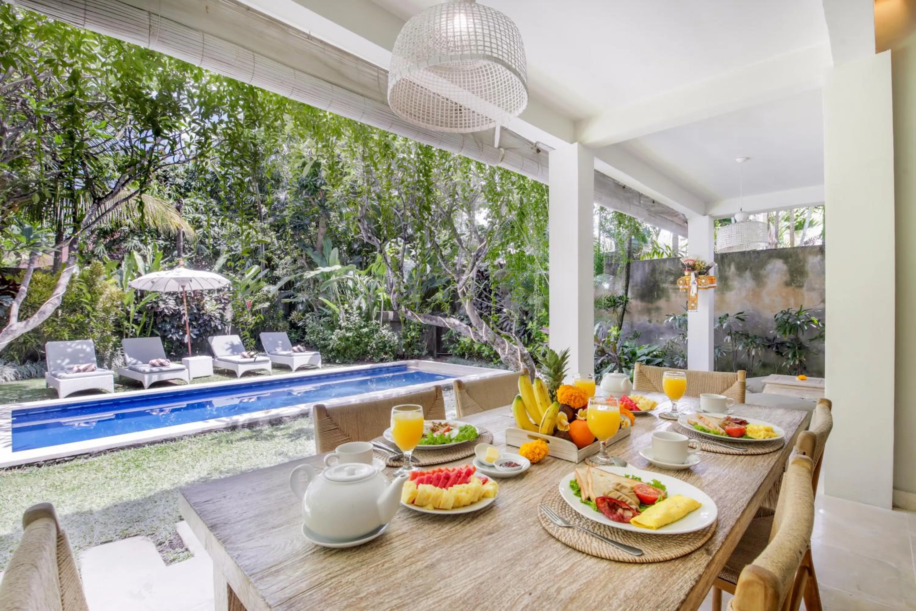 Dining area in Villa Lodek Deluxe