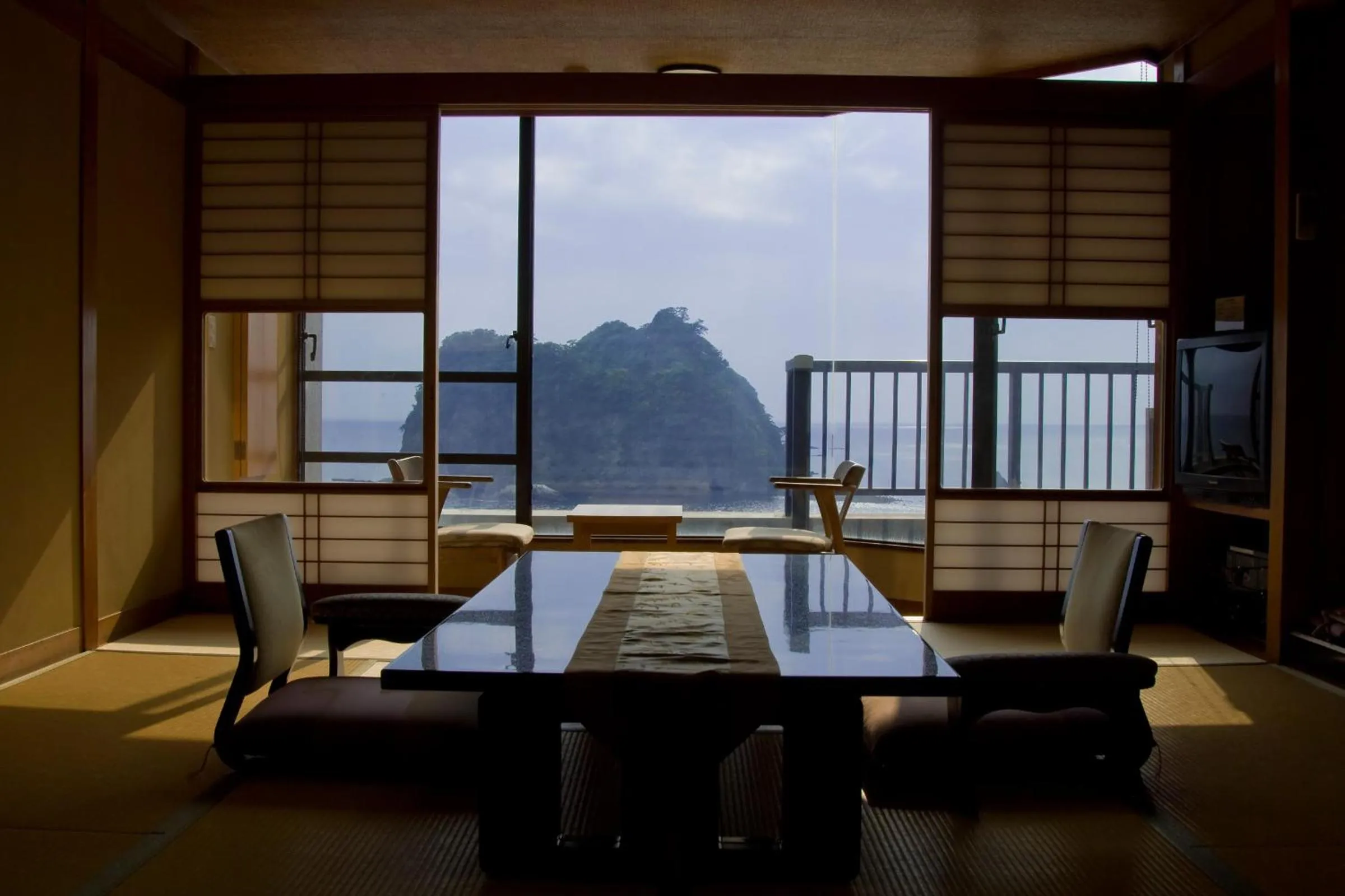Balcony/Terrace in UmibenokakureyuSEIRYU海辺のかくれ湯清流