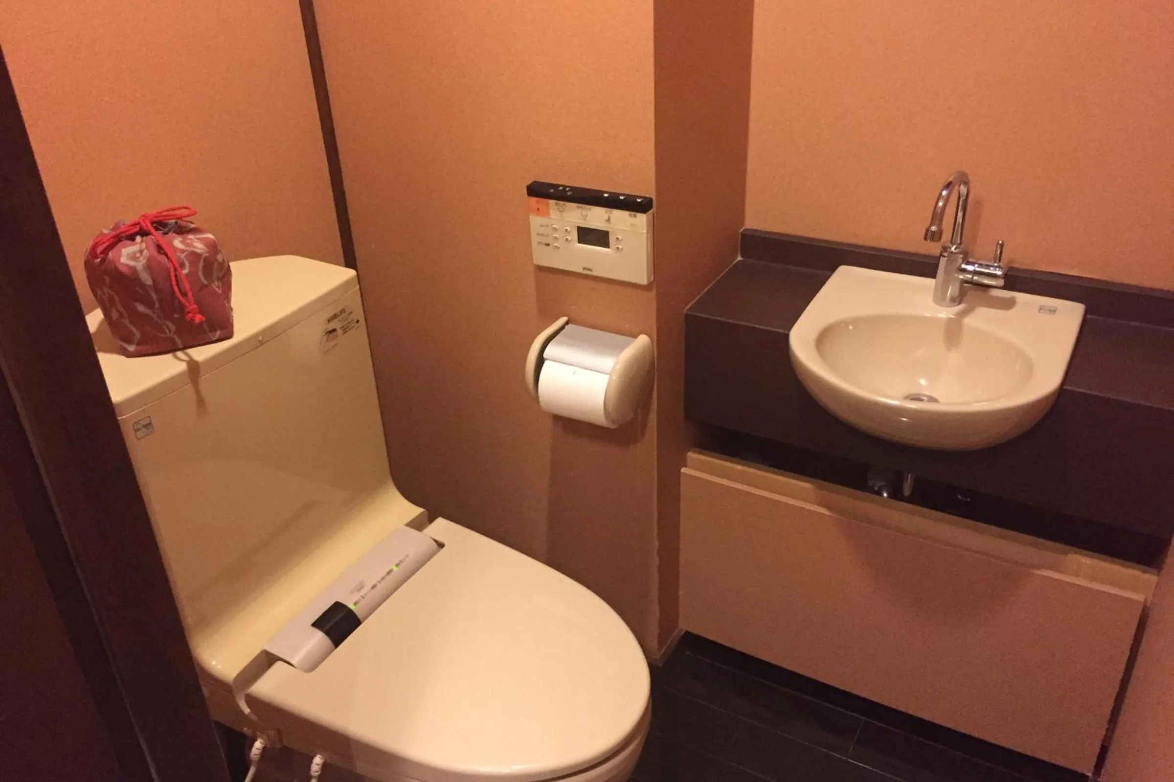 Toilet in UmibenokakureyuSEIRYU海辺のかくれ湯清流